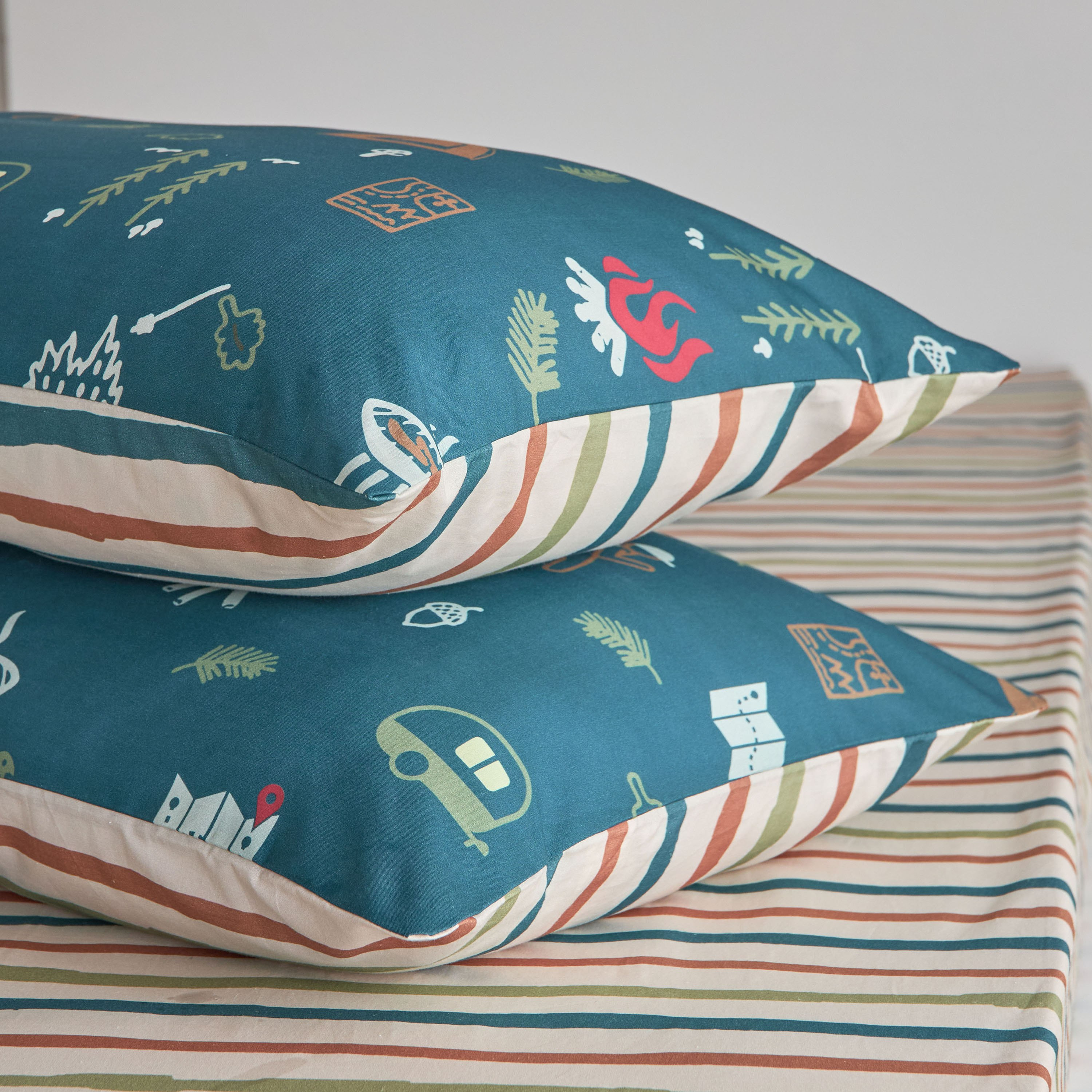 Joy Adventurer 2-Piece Campsite Pillow Cover Set - 50x75 cm-hbxhomeware-hbxkidsandyouth-image-4