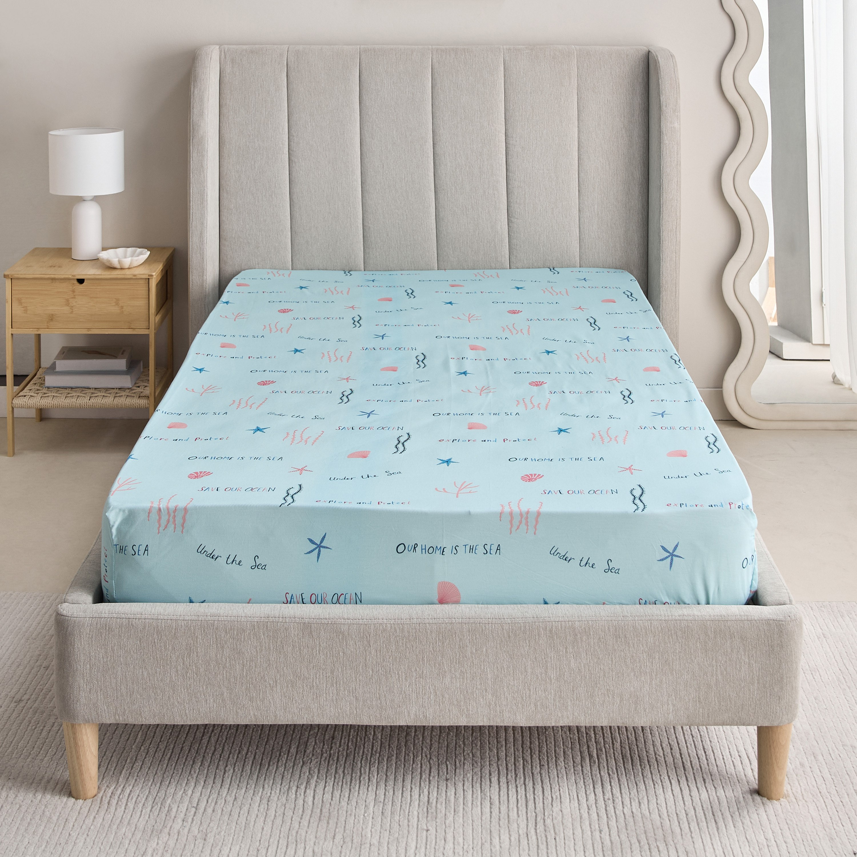 شرشف مطاطي توين قطن بطبعات مارين من جوي سي وورلد - 120x200+25 سم-hbxhomeware-hbxkidsandyouth-image-3