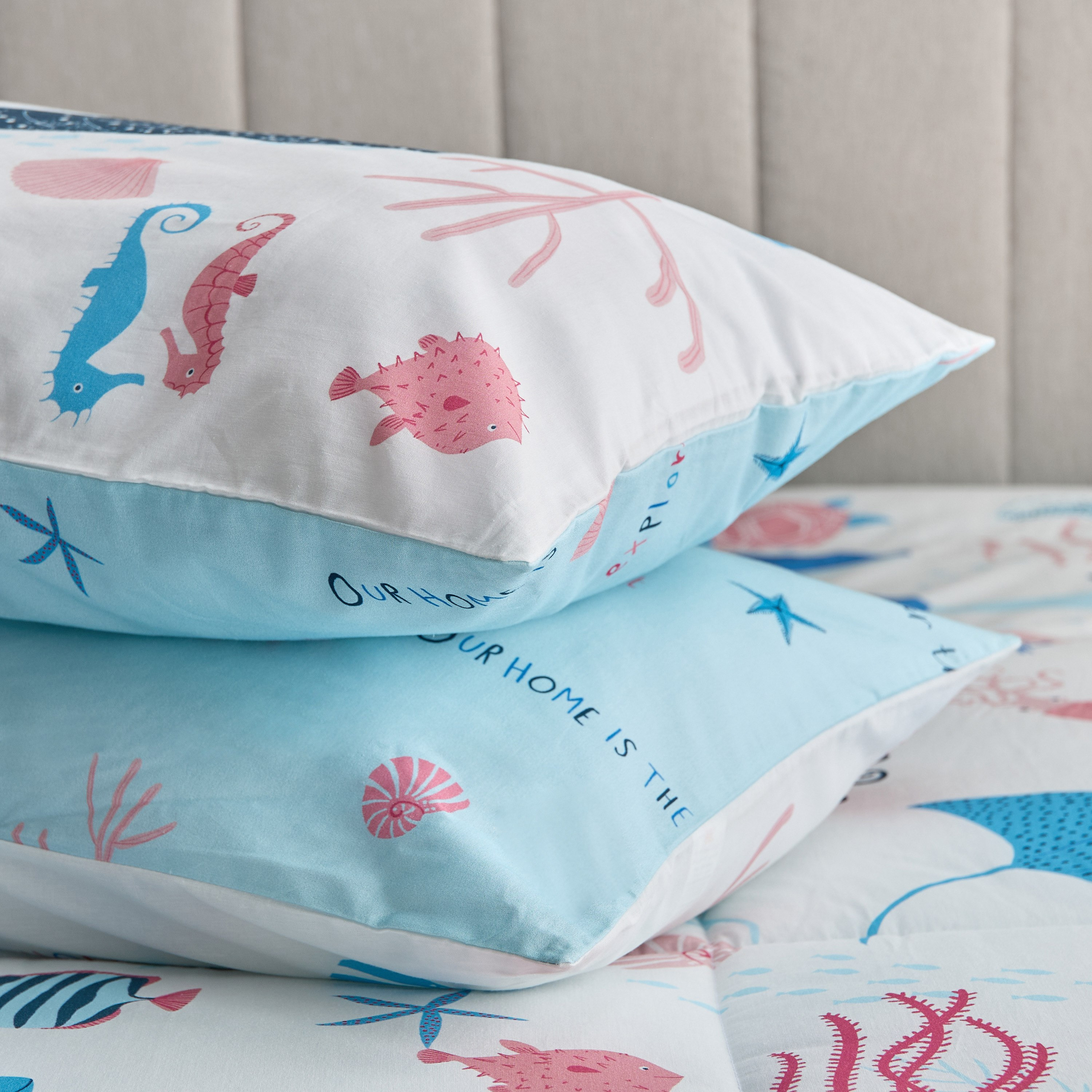 Joy Sea World 2-Piece Marine Pillow Cover Set - 50x75 cm-hbxhomeware-hbxkidsandyouth-image-5
