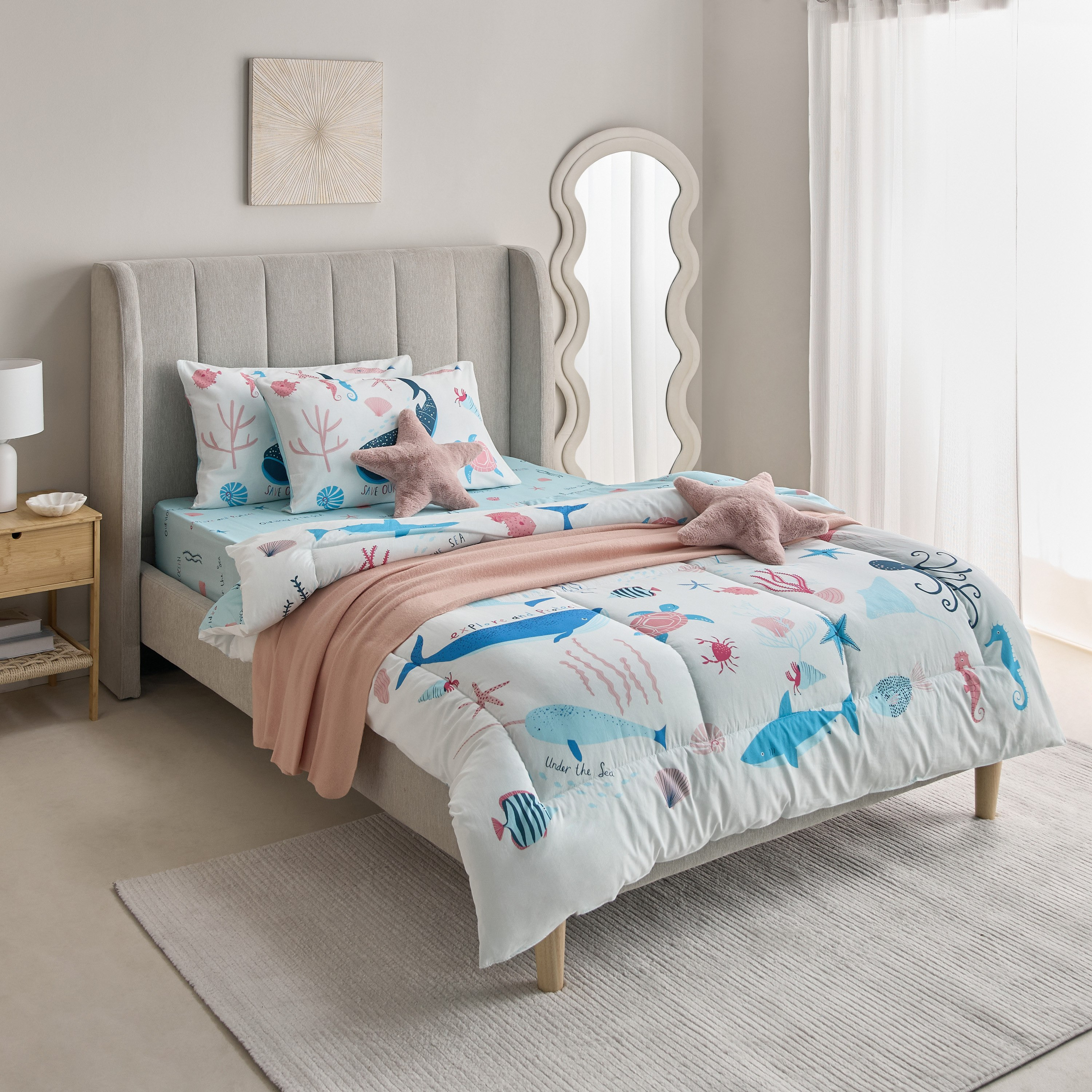 Joy Sea World 2-Piece Marine Pillow Cover Set - 50x75 cm-hbxhomeware-hbxkidsandyouth-image-6