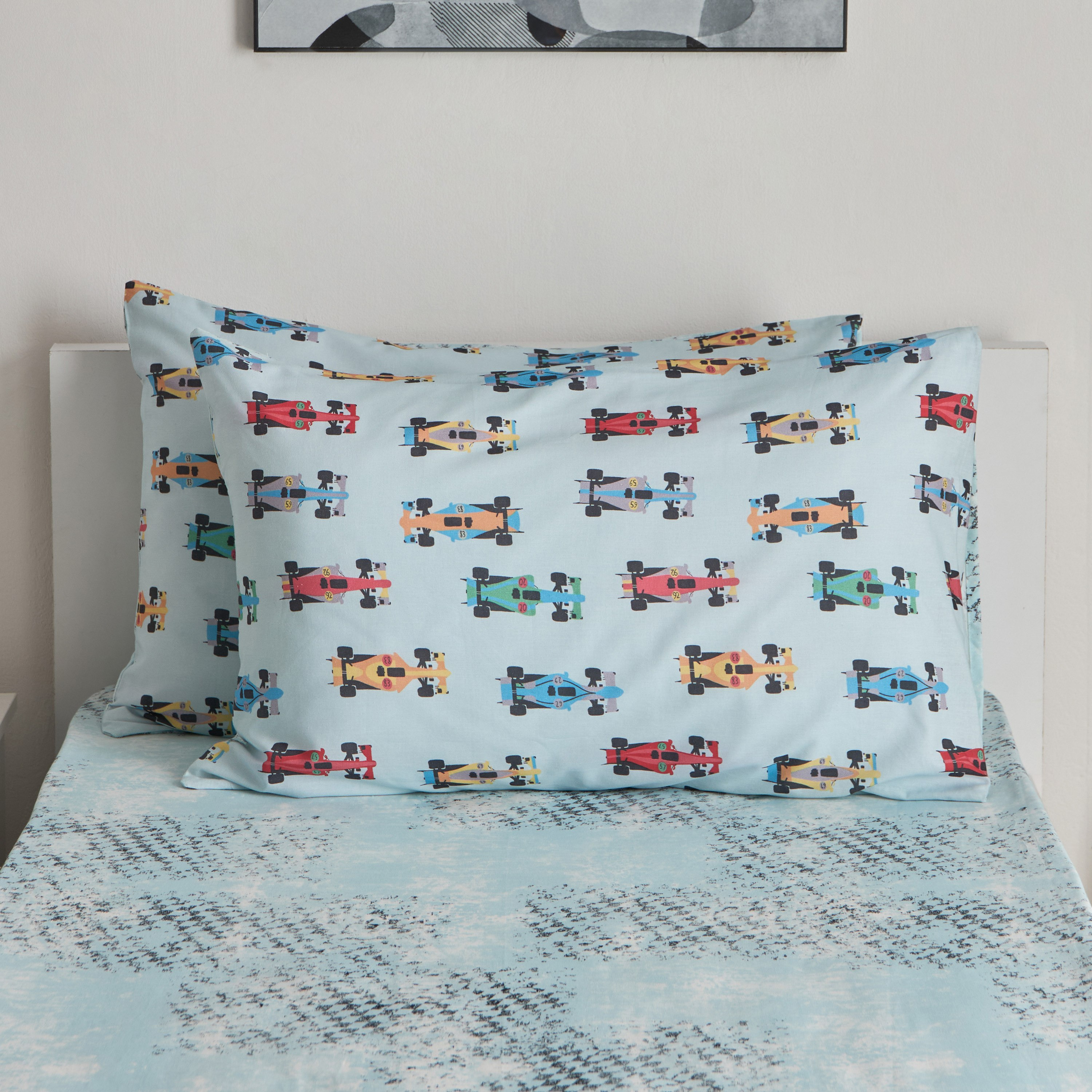 Tom Gearhead 2-Piece Road Runner Pillow Cover Set - 50x75 cm-hbxhomeware-hbxkidsandyouth-image-2