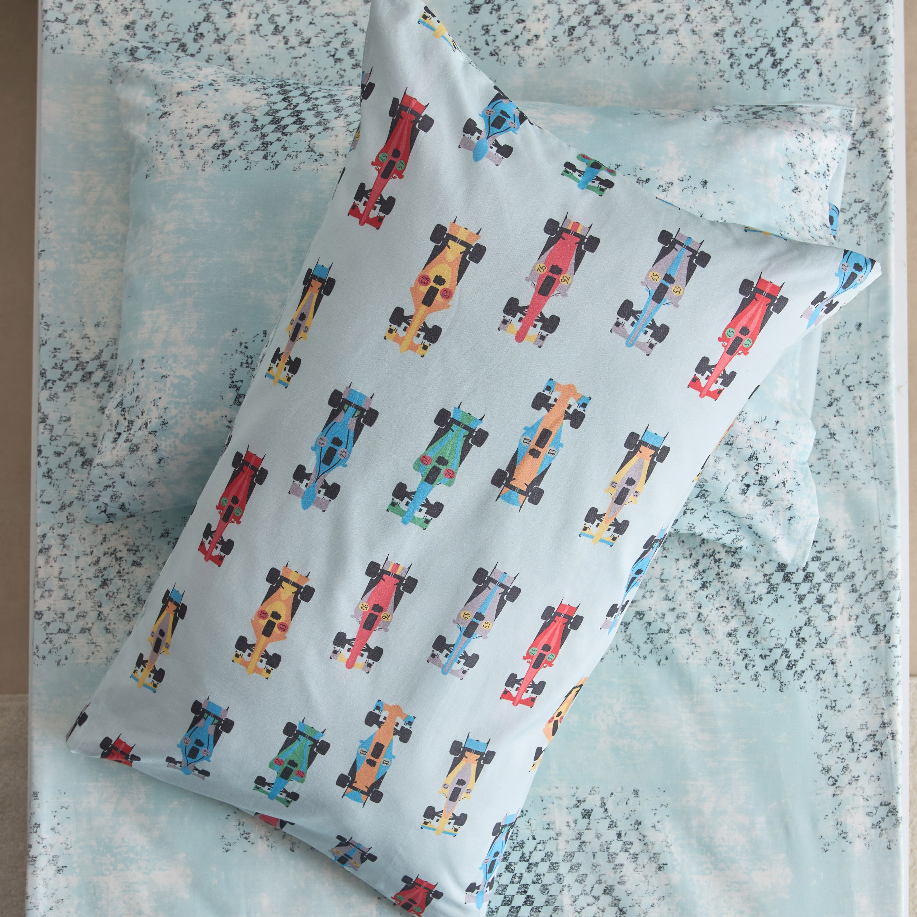 Tom Gearhead 2-Piece Road Runner Pillow Cover Set - 50x75 cm-hbxhomeware-hbxkidsandyouth-image-4