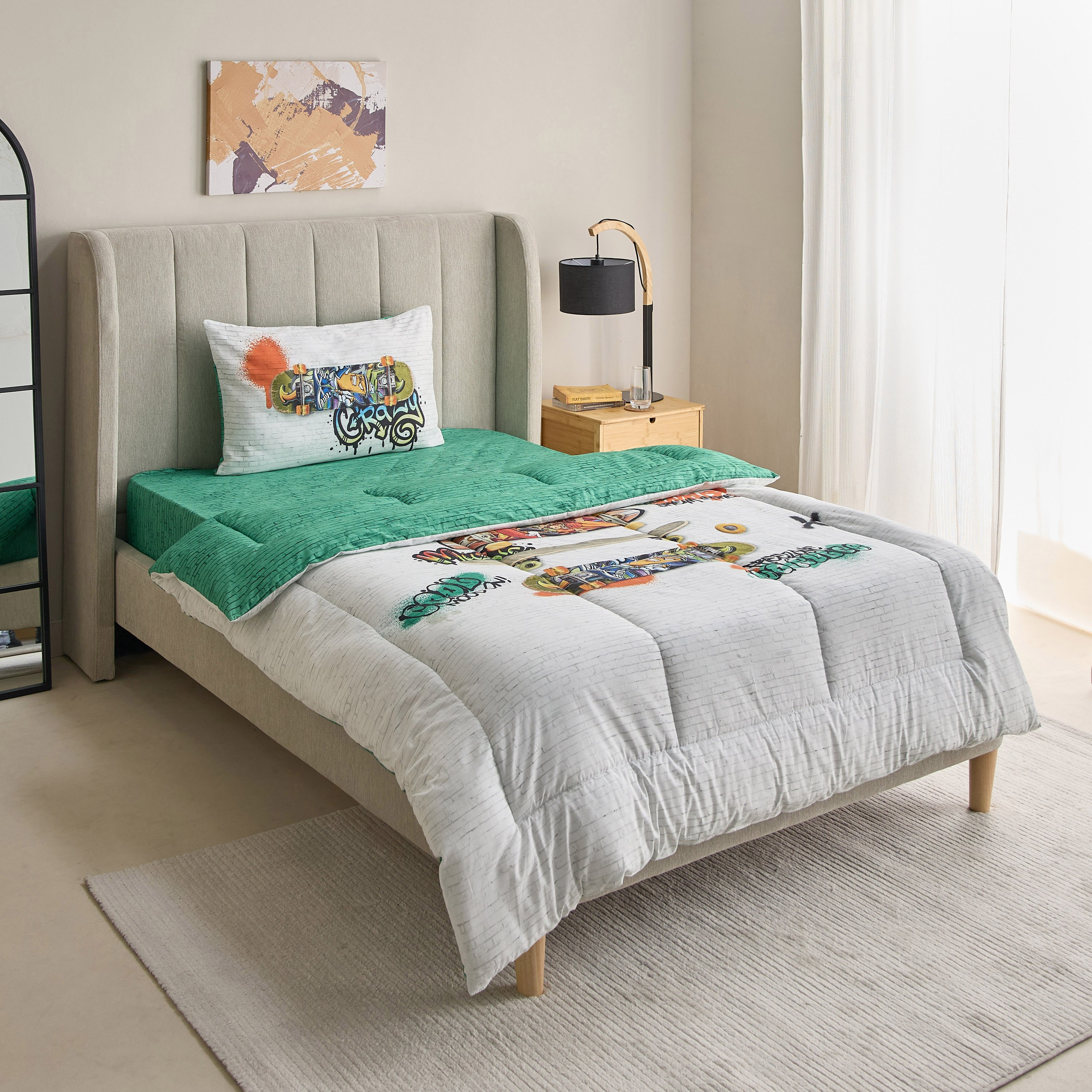 طقم لحاف قطن مزدوج قطعتين فري ستايل من توم جيرهيد - 160x220 سم-hbxhomeware-hbxbedroom-image-2