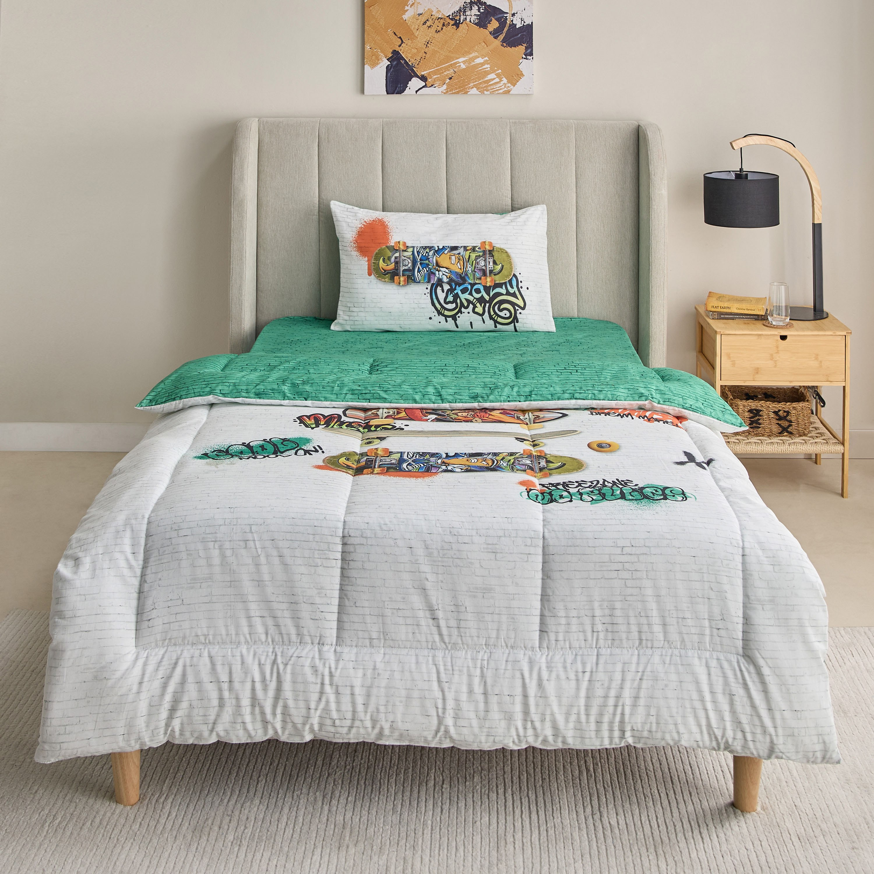 طقم لحاف قطن مزدوج قطعتين فري ستايل من توم جيرهيد - 160x220 سم-hbxhomeware-hbxbedroom-image-3