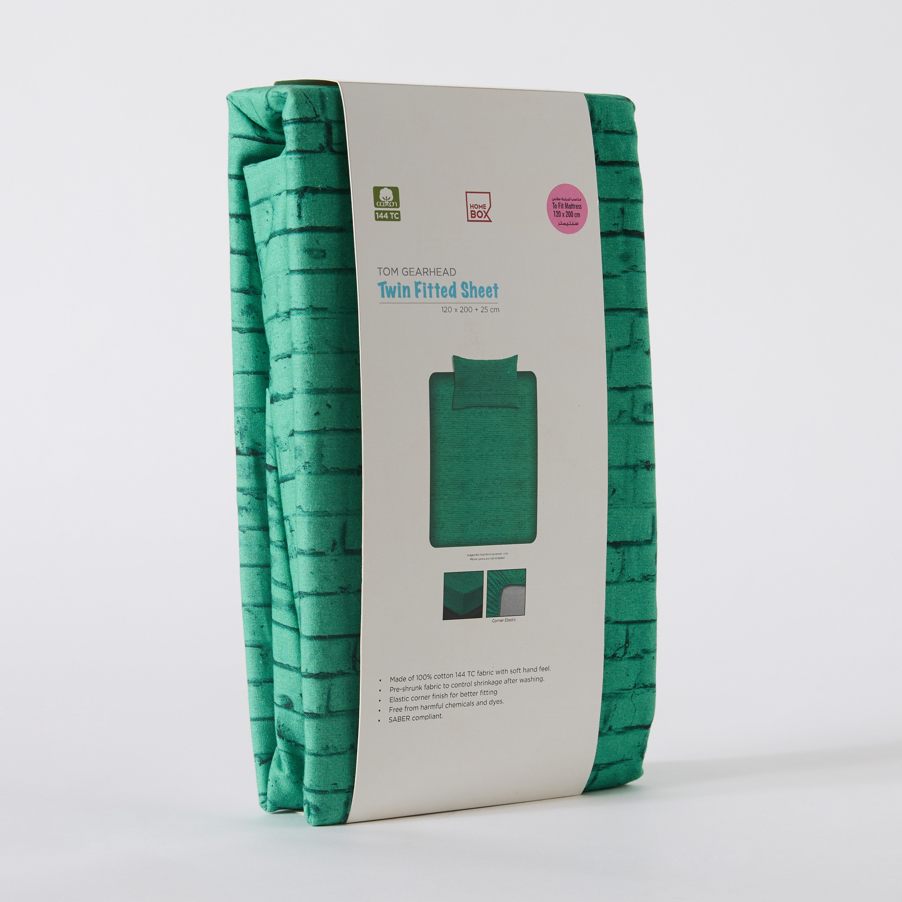 Tom Gearhead Freestyle Twin Cotton Fitted Sheet - 120x200+25 cm-hbxhomeware-hbxkidsandyouth-image-9