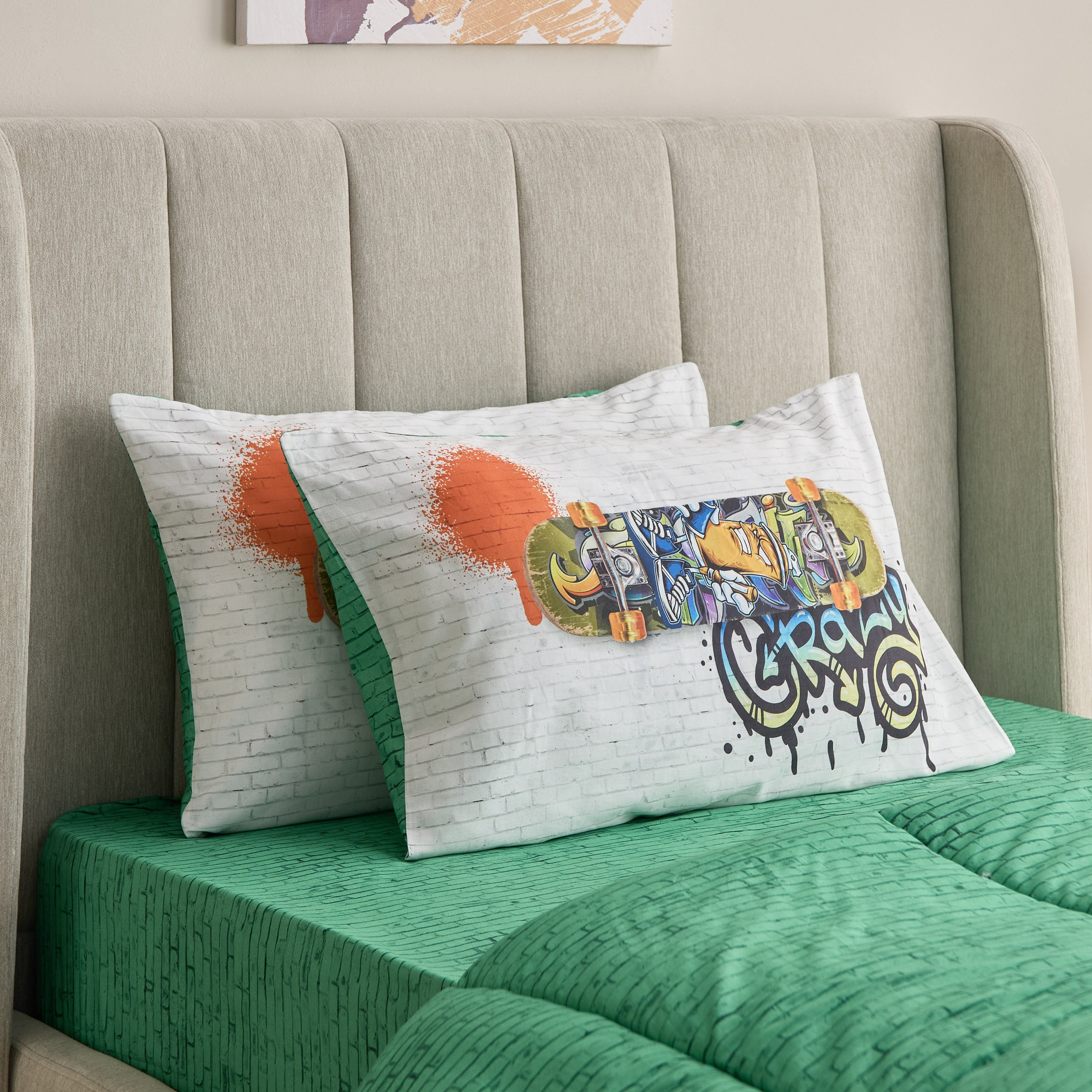Tom Gearhead 2-Piece Freestyle Pillow Cover Set - 50x75 cm-hbxhomeware-hbxkidsandyouth-image-1