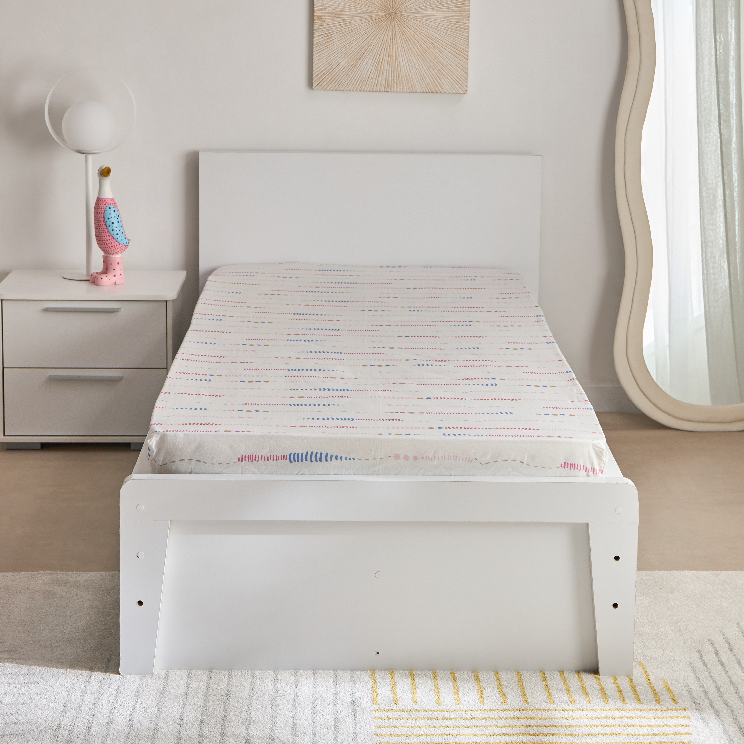 شرشف مطاطي قطن فردي ليليت من آيفي ميدوز - 90x200+25 سم-hbxhomeware-hbxkidsandyouth-image-3