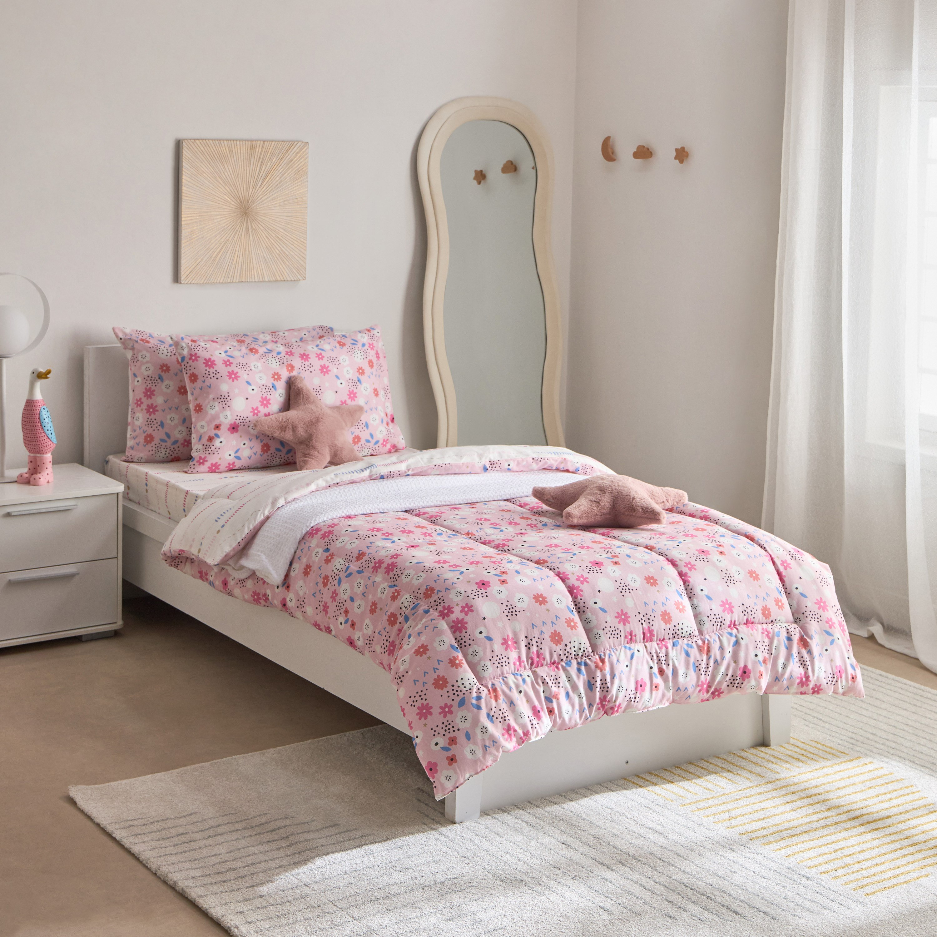 شرشف مطاطي قطن فردي ليليت من آيفي ميدوز - 90x200+25 سم-hbxhomeware-hbxkidsandyouth-image-8