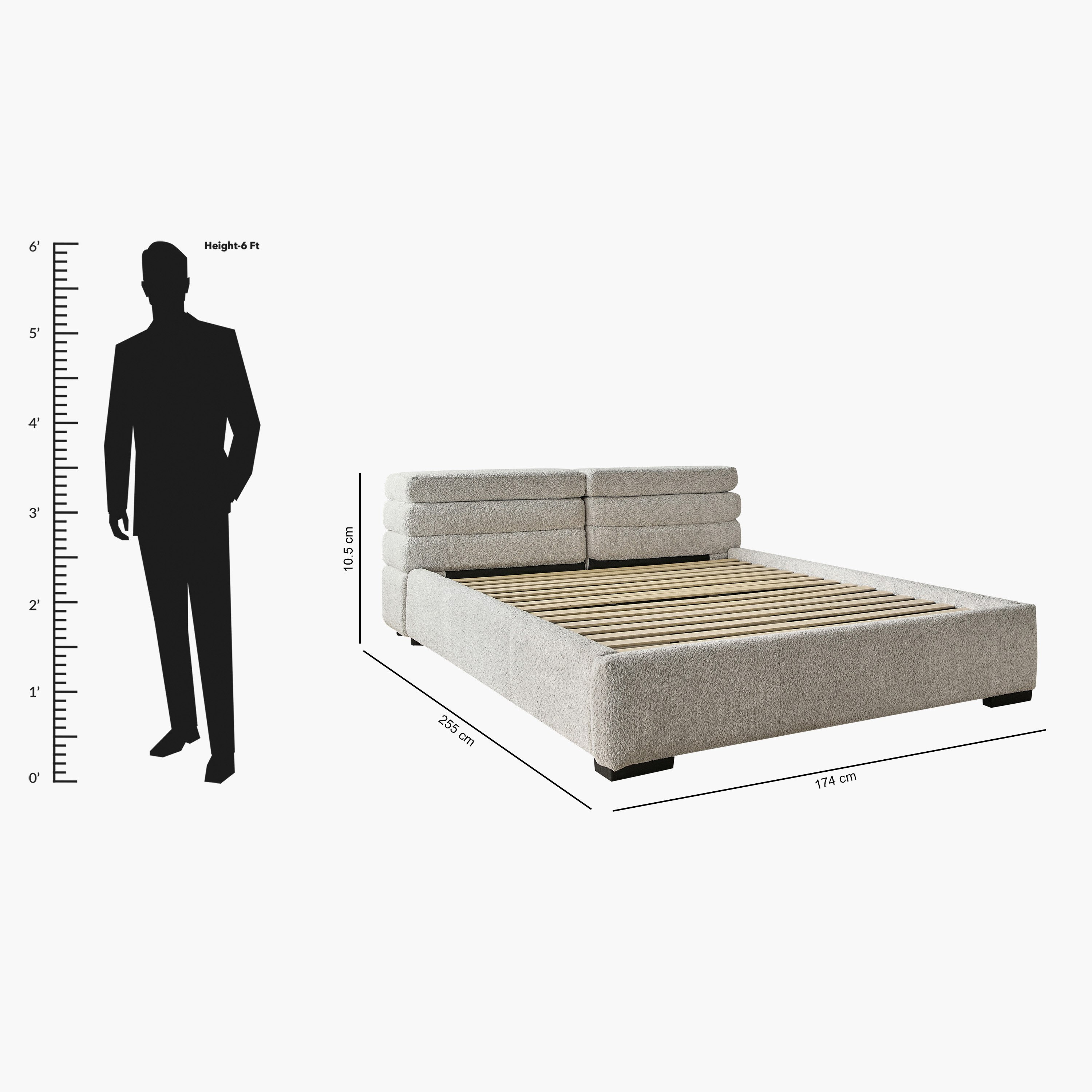 سرير كوين منجد بلوح رأسي قابل للتعديل بمساحة تخزين من دونا زينسي - 160x200 سم -hbxbedroom-bedsandbedsets-beds-queen-image-10