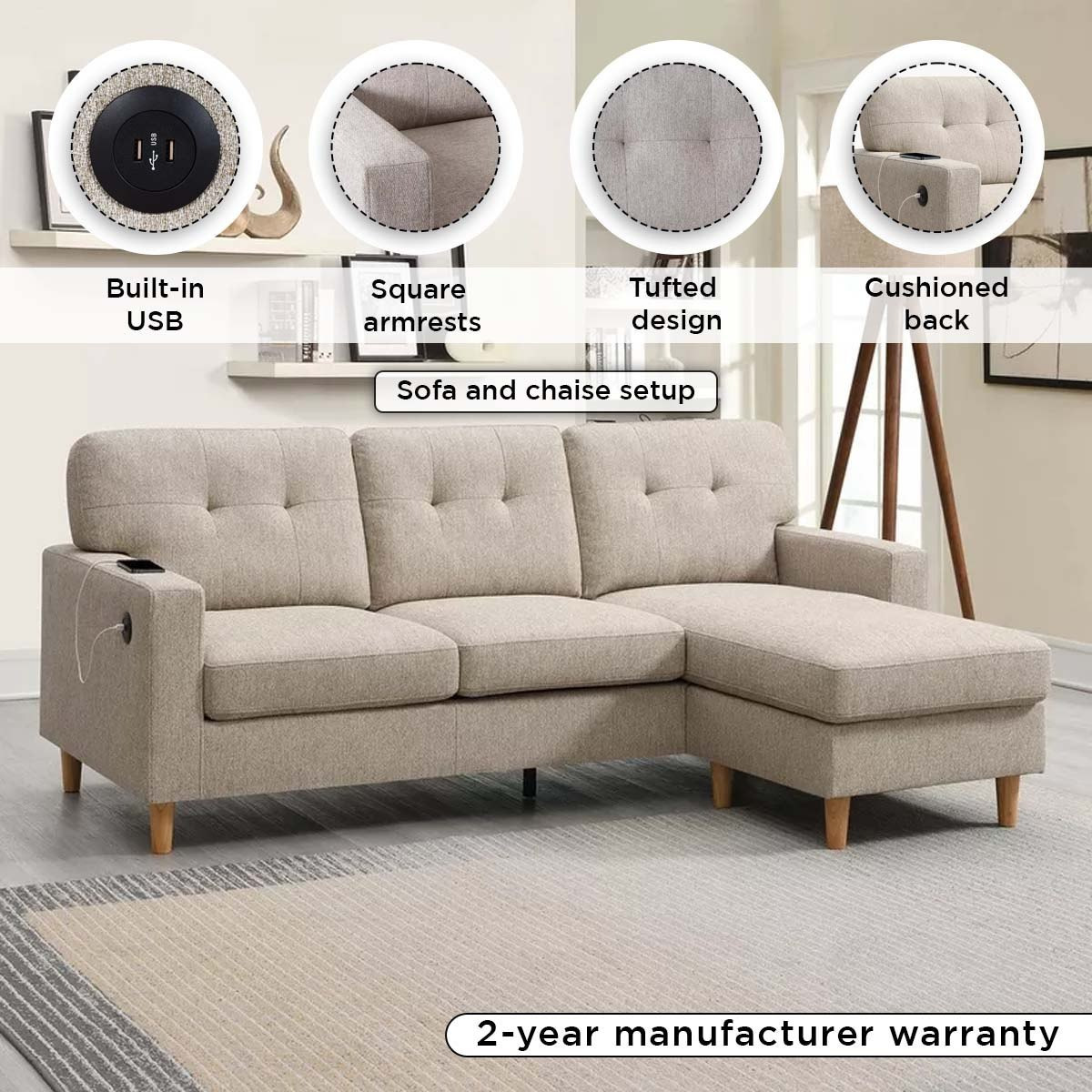 Boden 3-Seater Reversible Corner Fabric Sofa with USB-hbxlivingroom-sofasandarmchairs-cornersofas-image-13