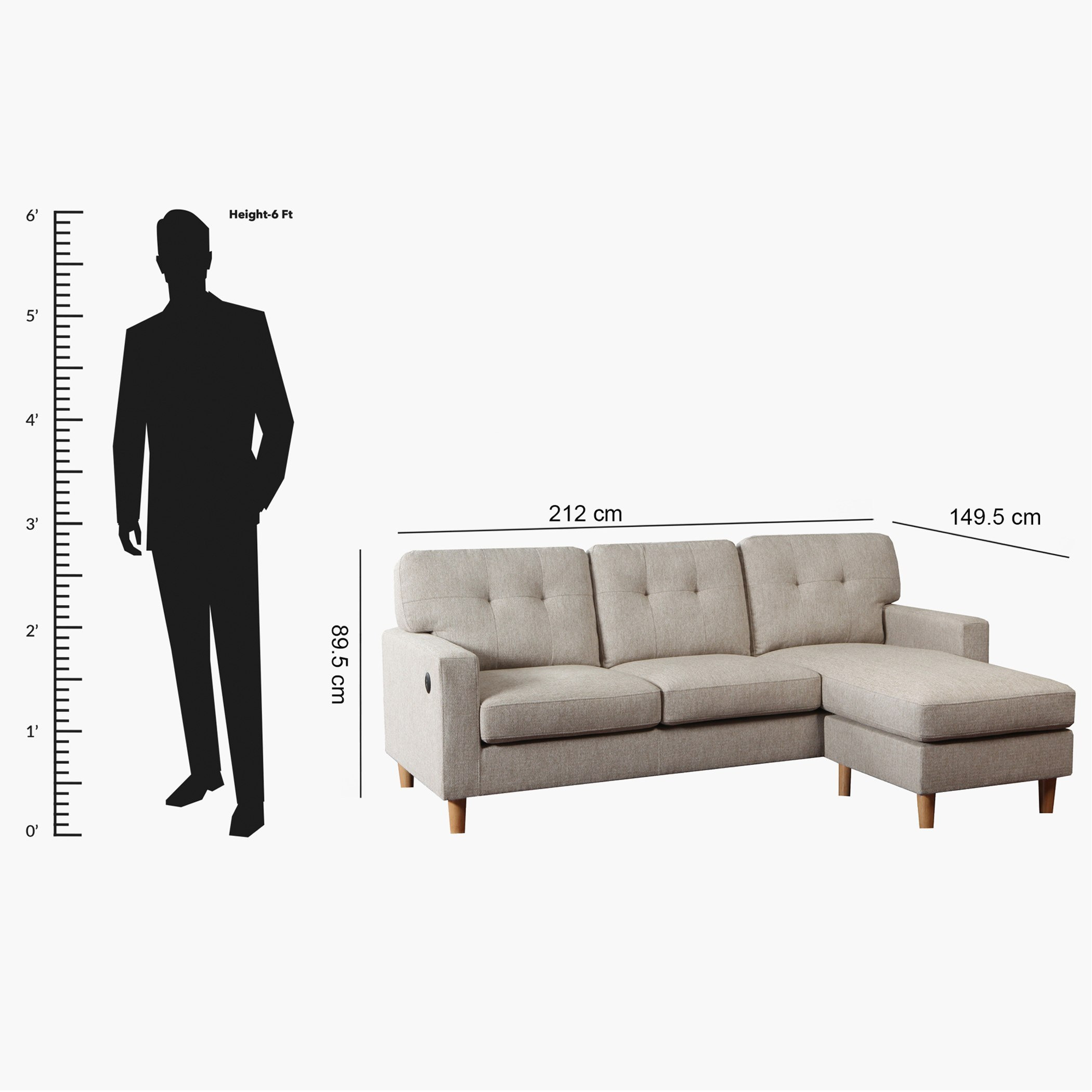 Boden 3-Seater Reversible Corner Fabric Sofa with USB-hbxlivingroom-sofasandarmchairs-cornersofas-image-16