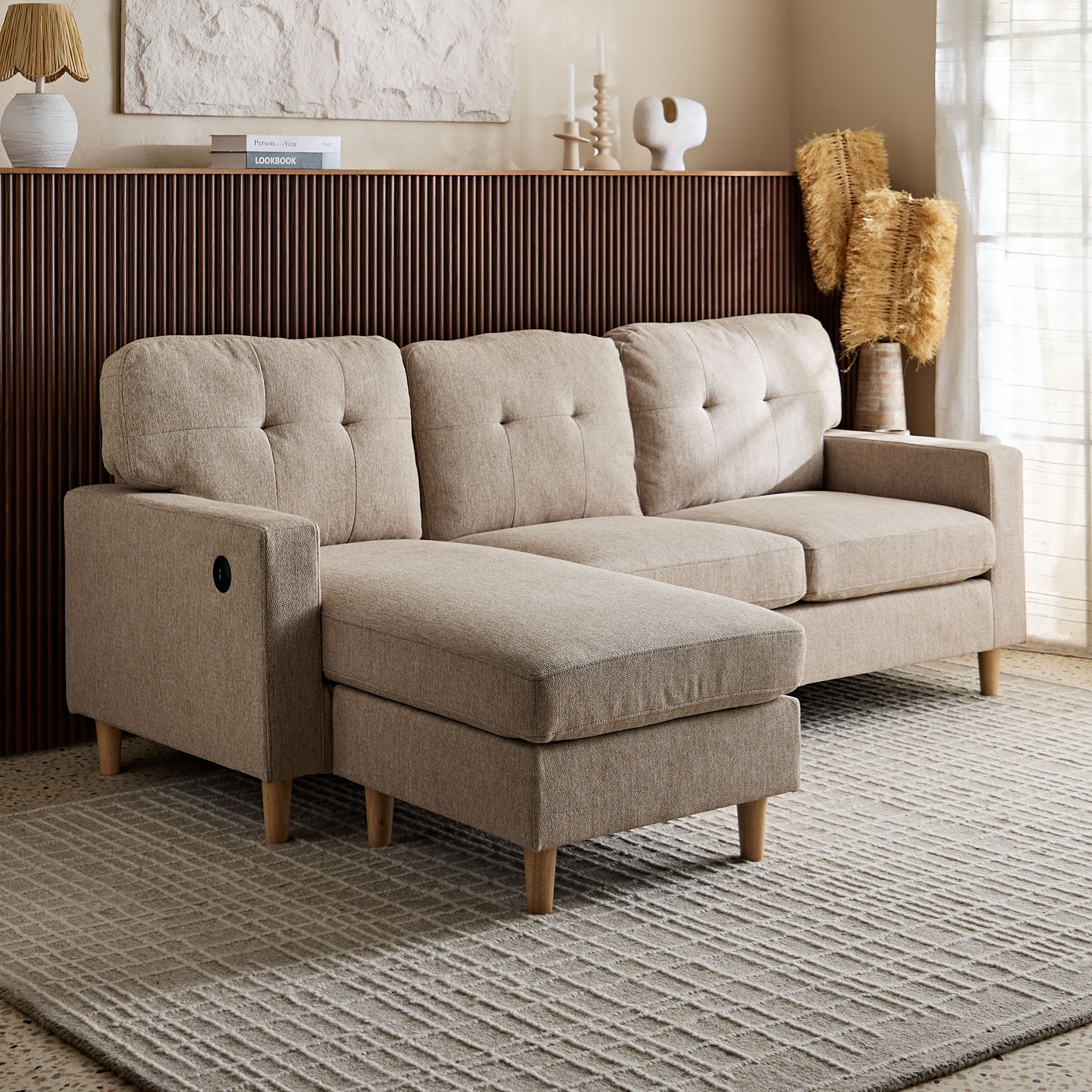 Boden 3-Seater Reversible Corner Fabric Sofa with USB-hbxlivingroom-sofasandarmchairs-cornersofas-image-2