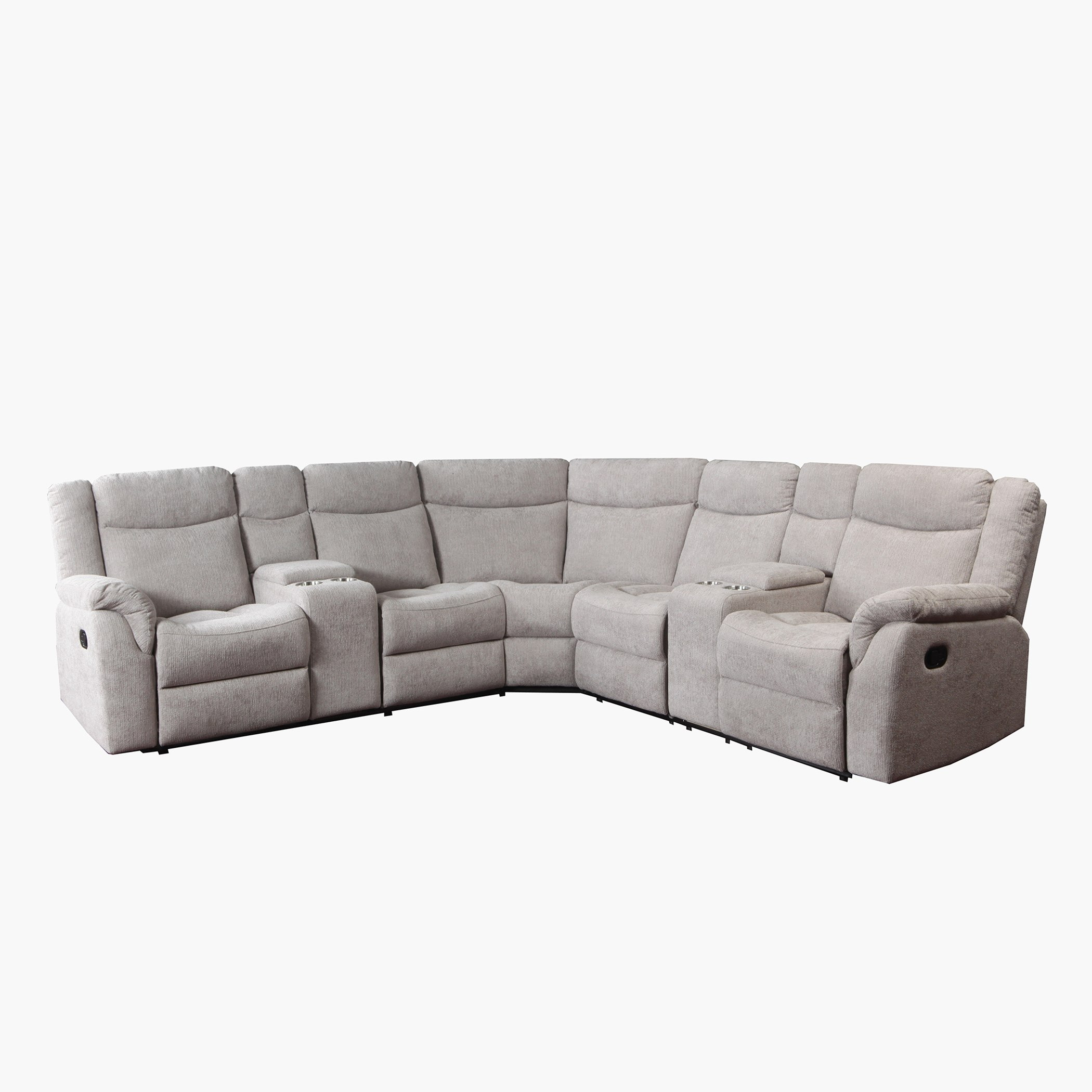 كنبة استرخاء ركنية قماش 4 مقاعد مع 2 كونسول و4 حاملات أكواب من ألفريد-hbxlivingroom-sofasandarmchairs-sofas-image-6