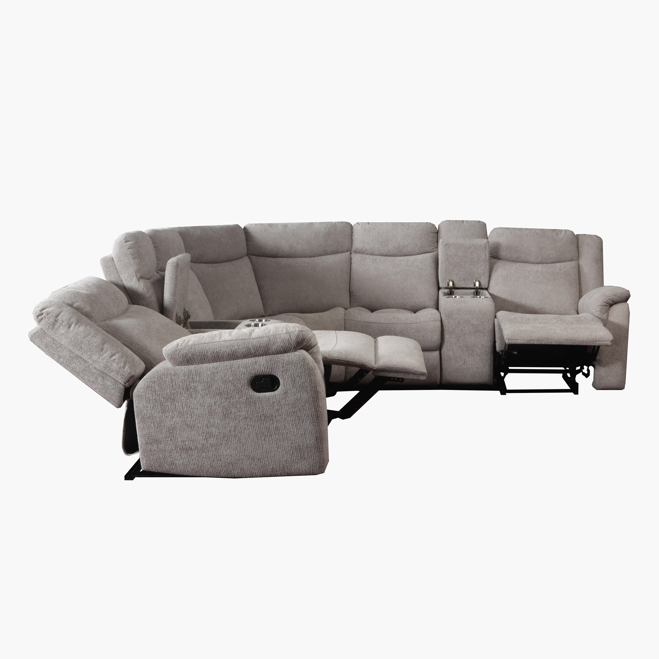 كنبة استرخاء ركنية قماش 4 مقاعد مع 2 كونسول و4 حاملات أكواب من ألفريد-hbxlivingroom-sofasandarmchairs-sofas-image-8