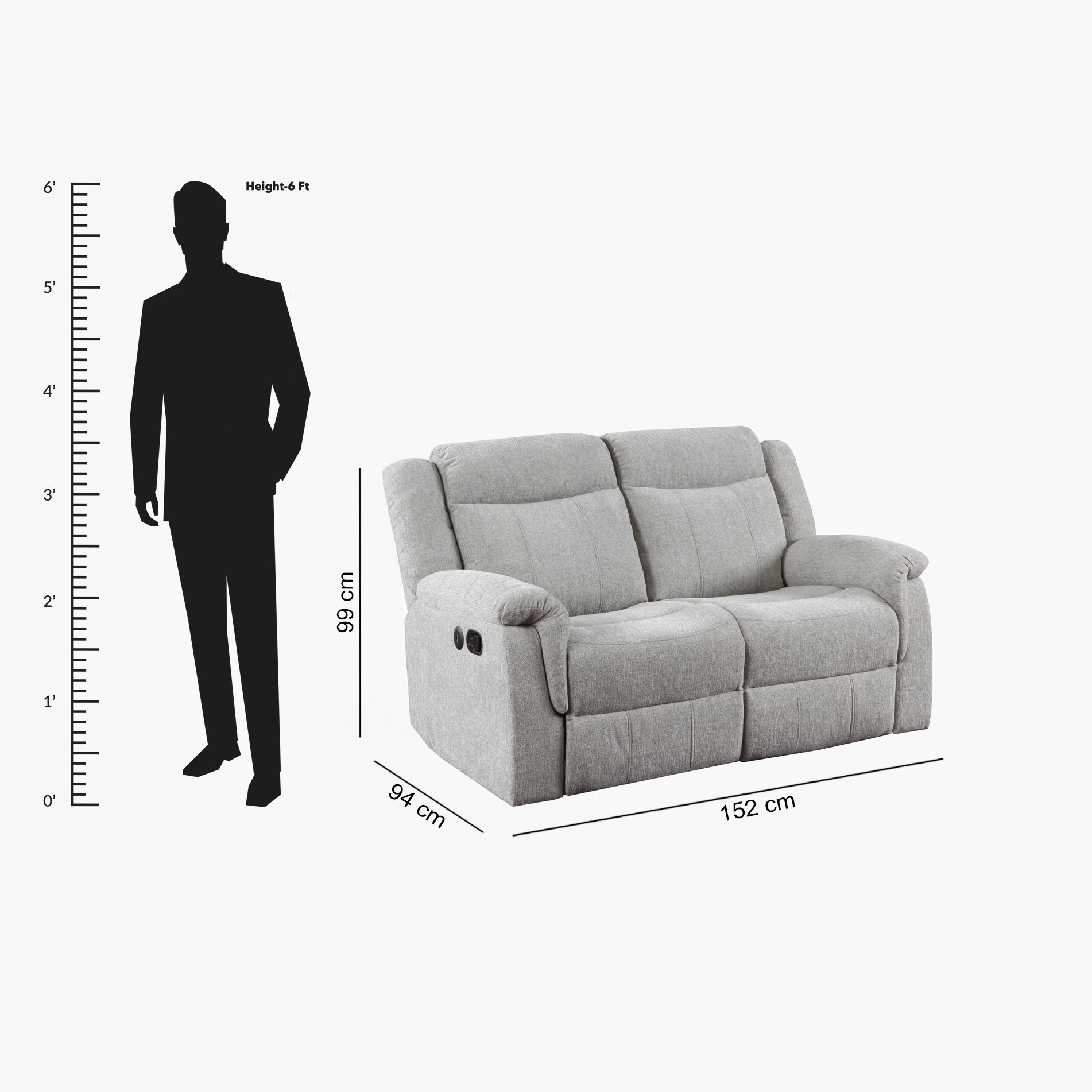 Jane 2-Seater Fabric Recliner Sofa with USB-hbxlivingroom-sofasandarmchairs-sofas-image-12