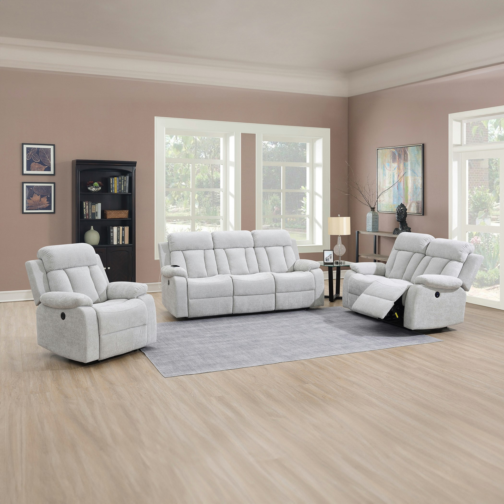 Dallas Electric Power 3-Seater Fabric Recliner Sofa with USB-hbxlivingroom-sofasandarmchairs-sofas-image-12