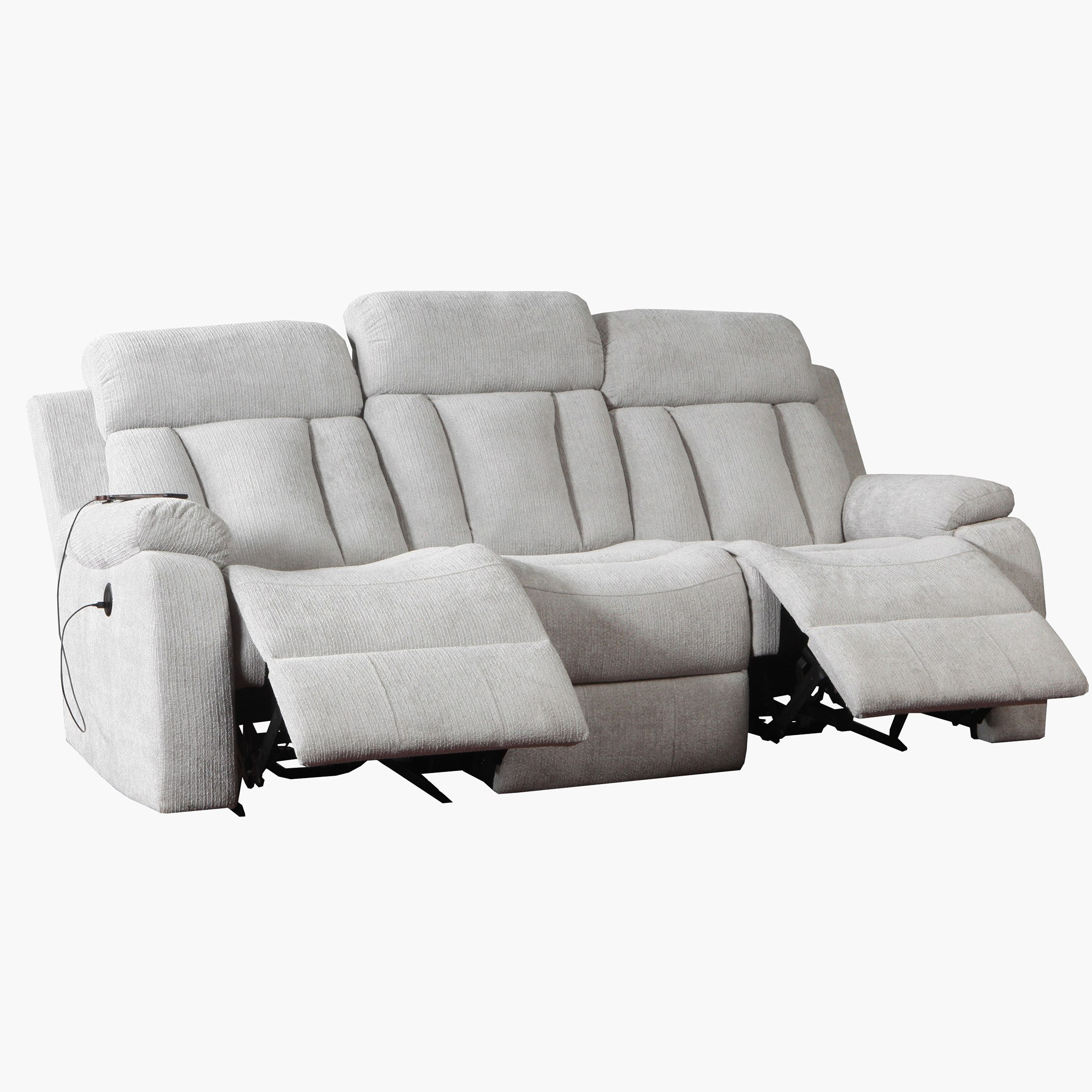Dallas Electric Power 3-Seater Fabric Recliner Sofa with USB-hbxlivingroom-sofasandarmchairs-sofas-image-6