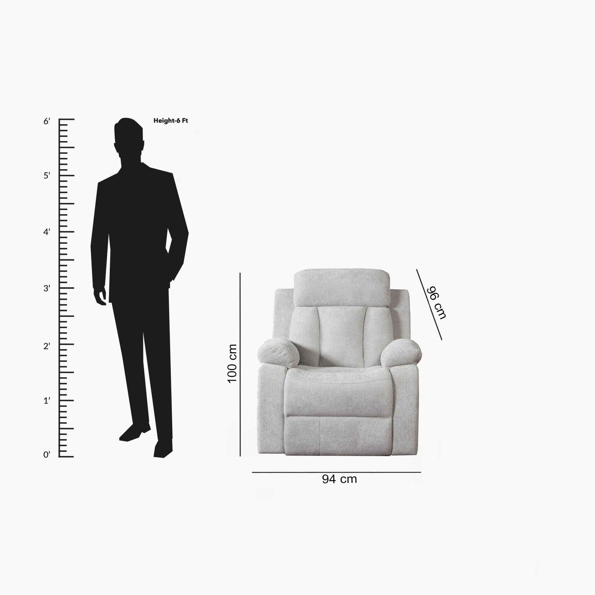 Dallas Electric Power Armchair Fabric Recliner Sofa with USB-hbxlivingroom-sofasandarmchairs-sofas-image-10
