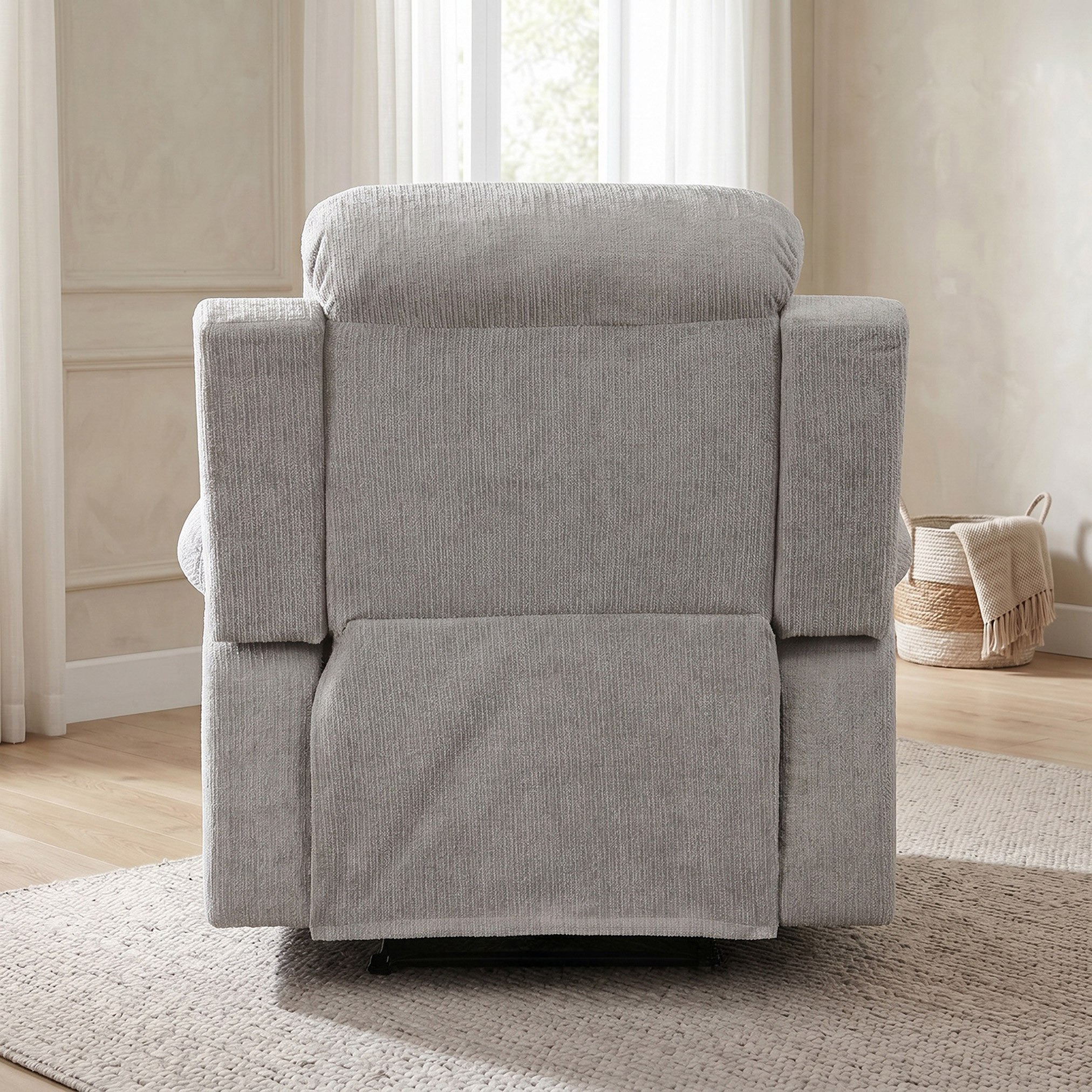 Dallas Electric Power Armchair Fabric Recliner Sofa with USB-hbxlivingroom-sofasandarmchairs-sofas-image-5