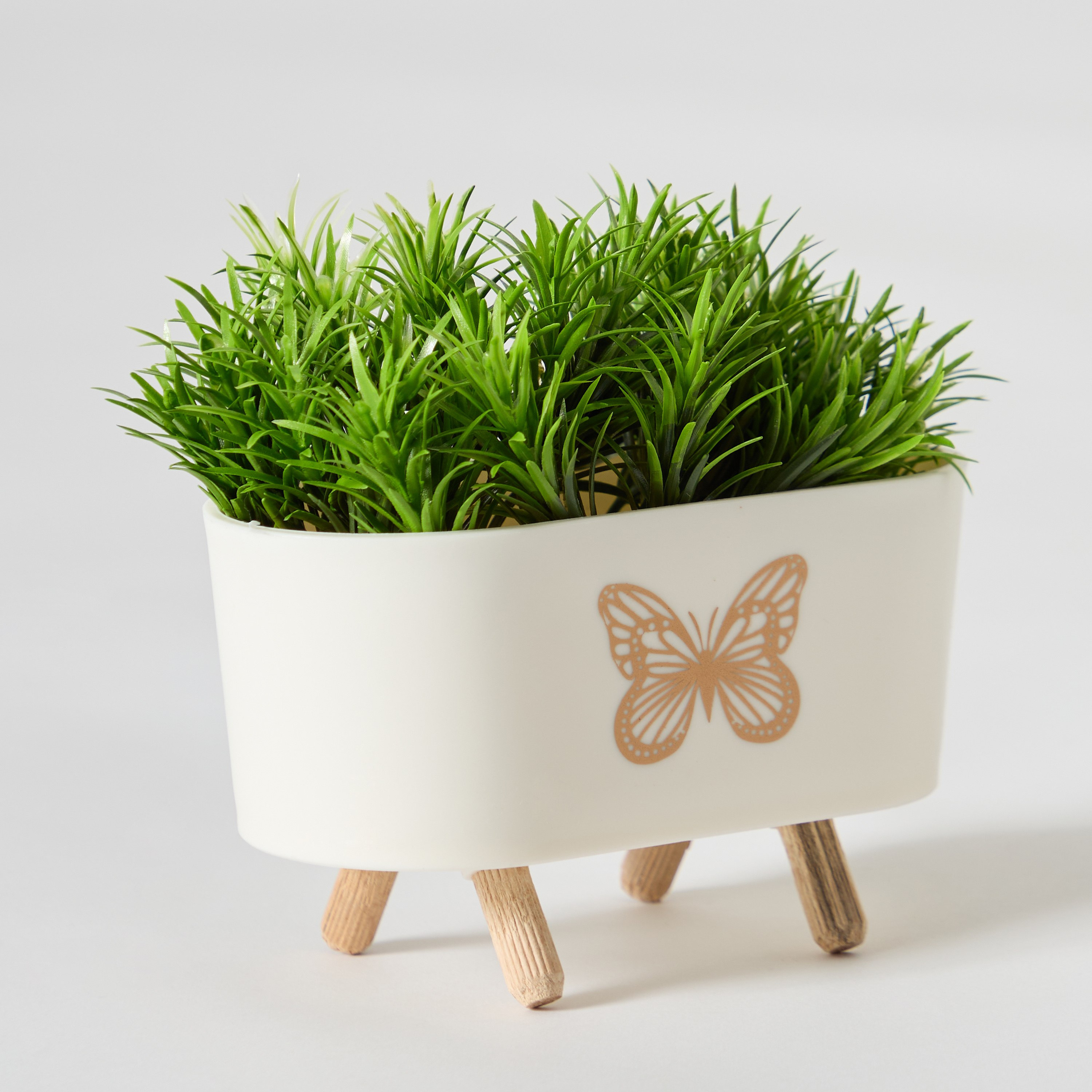 نبات في وعاء مستطيل بأرجل من تاريا - 14x8x14 سم-hbxhomeware-hbxdecorandfurnishings-image-5