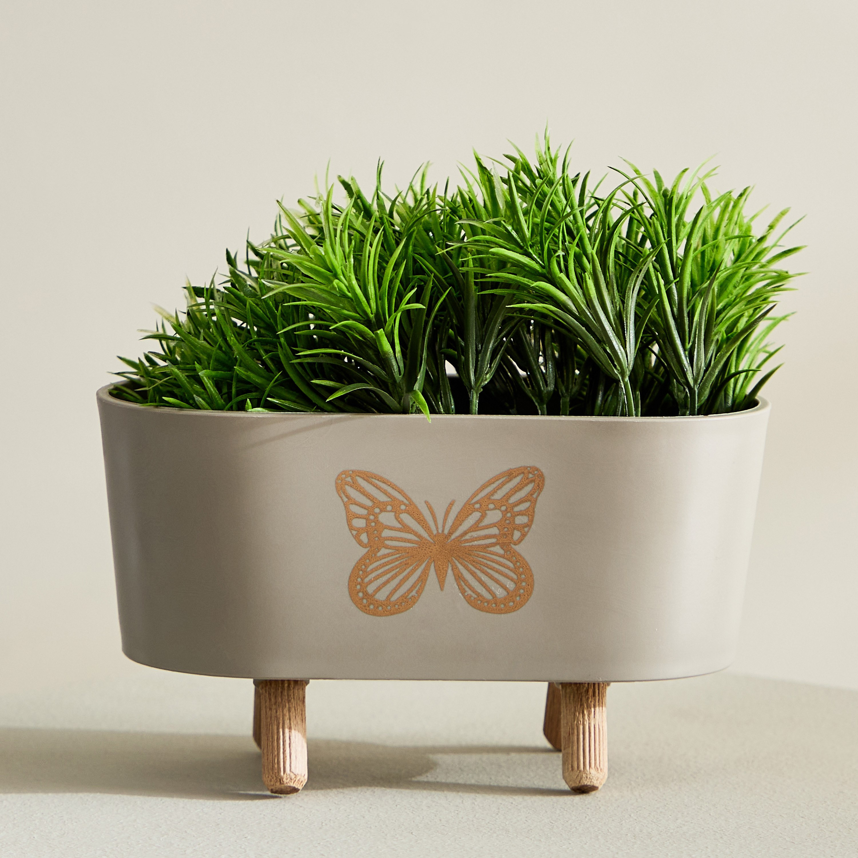 نبات في وعاء مستطيل بأرجل من تاريا - 14x8x14 سم-hbxhomeware-hbxdecorandfurnishings-image-2
