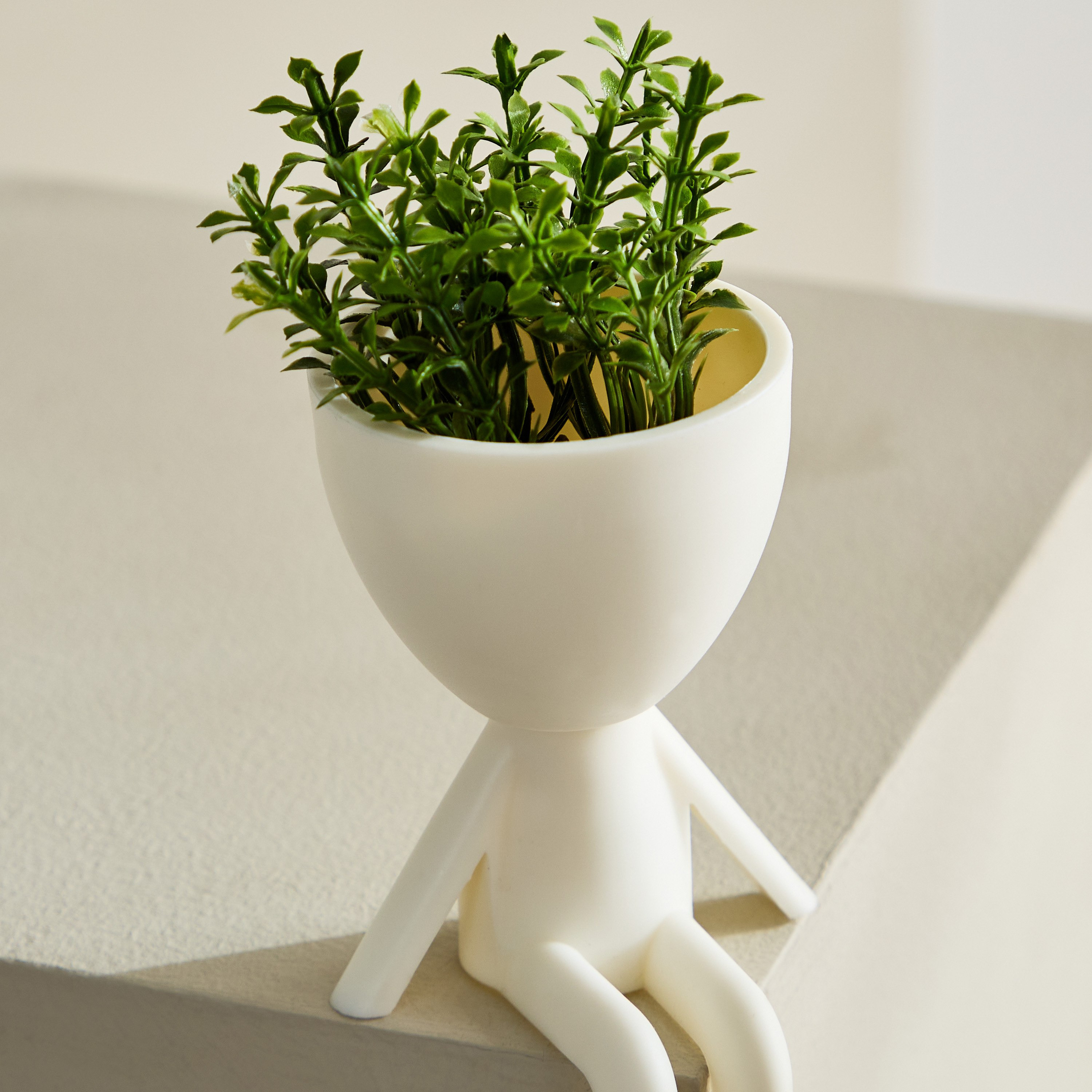 نبات في إناء زرع بتصميم تمثال من تاريا - 8x8x16 سم-hbxhomeware-hbxdecorandfurnishings-image-3
