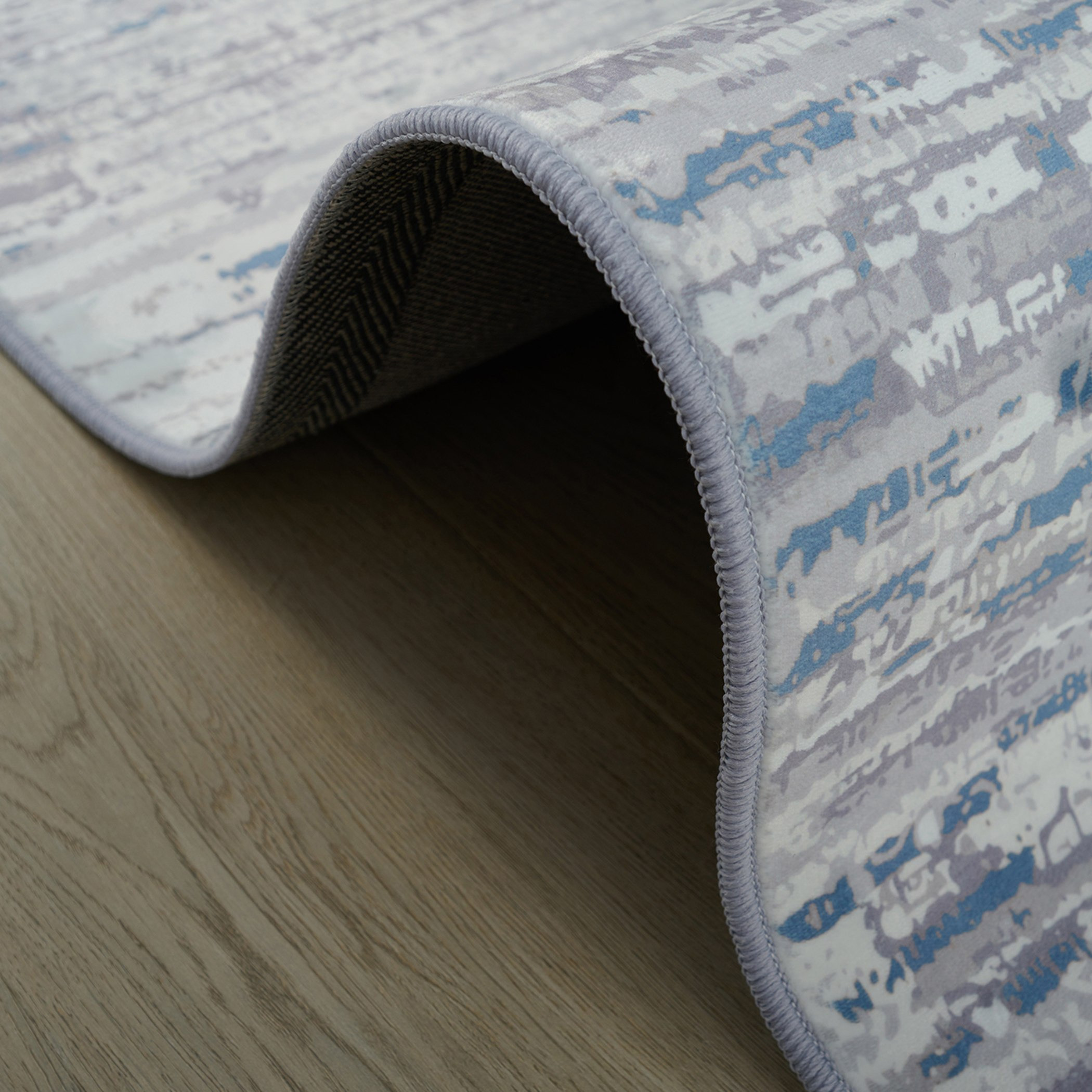 سجادة فلانيل بطبعات مخططة قصبة من أونتاريو - 110x160 سم-hbxdecorandfurnishings-floorcoverings-rugs-image-3