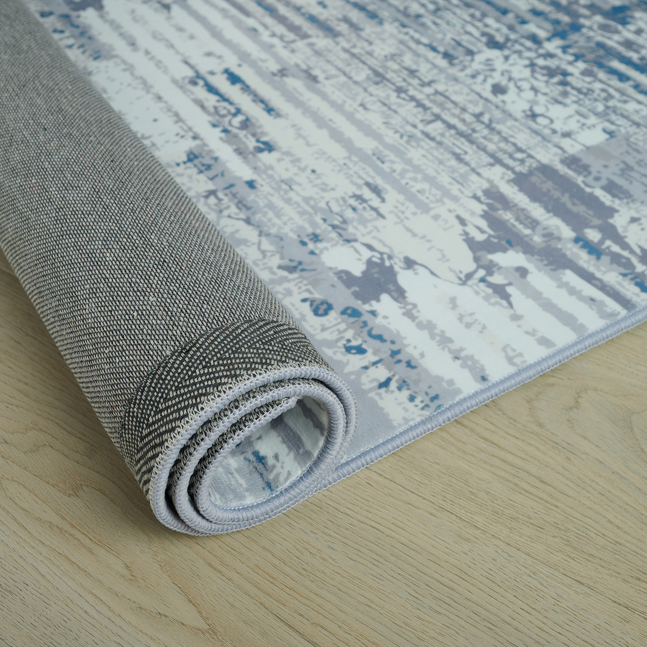 سجادة فلانيل بطبعات مخططة قصبة من أونتاريو - 110x160 سم-hbxdecorandfurnishings-floorcoverings-rugs-image-4