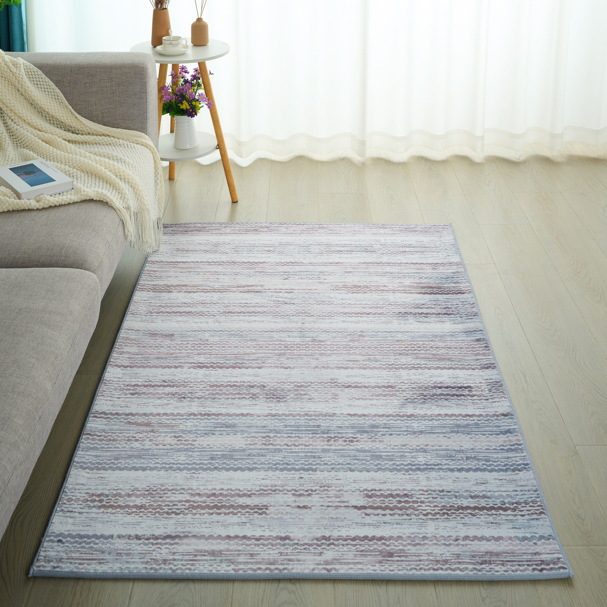 سجادة فلانيل بطبعات كلين من ويلز - 110x160 سم-hbxdecorandfurnishings-floorcoverings-rugs-image-1