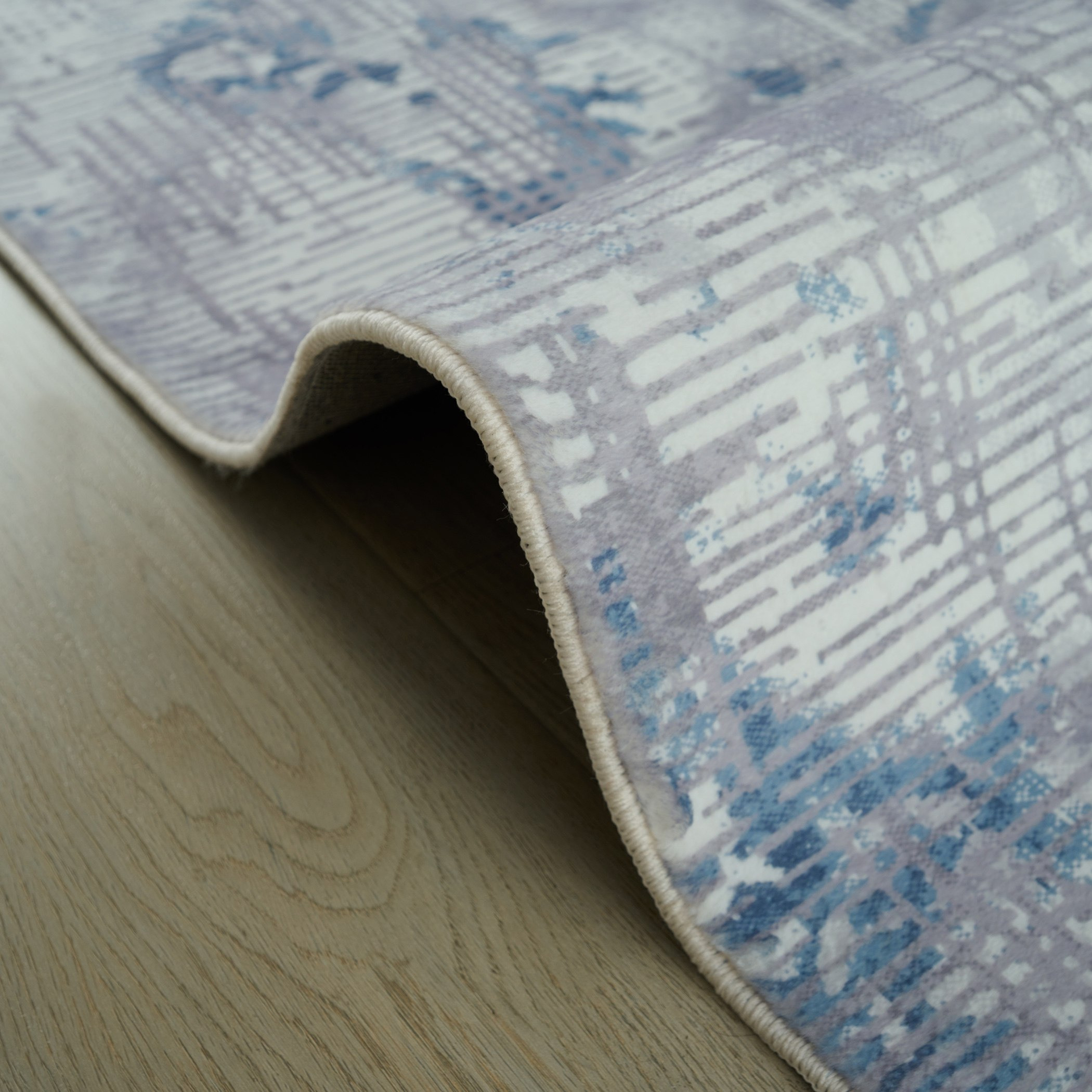 Milan Entropy Printed Plush Fur Rug - 120x170 cm-hbxdecorandfurnishings-floorcoverings-rugs-image-3