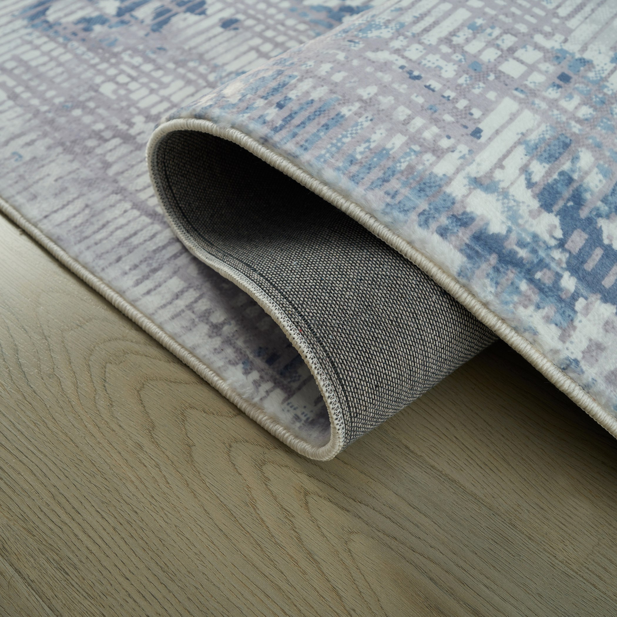 سجادة فرو مخمليّة بطبعات إنتروبي من ميلان - 160x230 سم-hbxdecorandfurnishings-floorcoverings-rugs-image-4