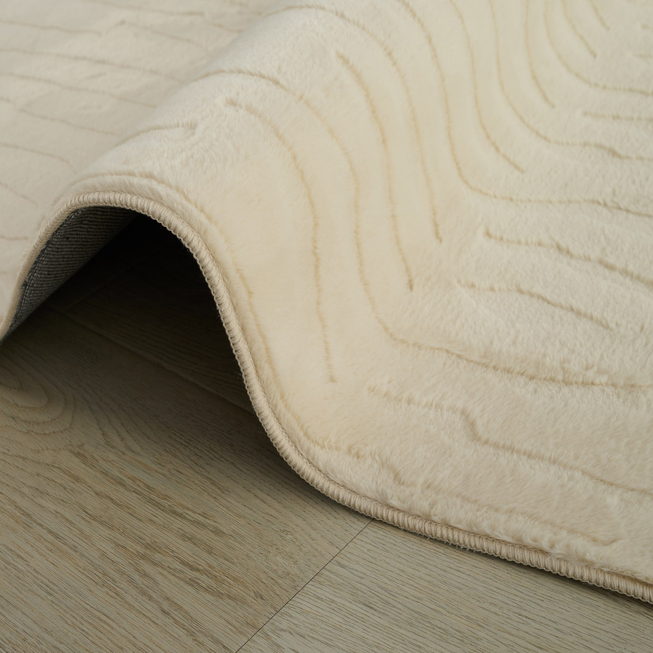 سجادة جاكار فرو أرنب ريزا من زارا - 120x170 سم-hbxdecorandfurnishings-floorcoverings-rugs-image-3