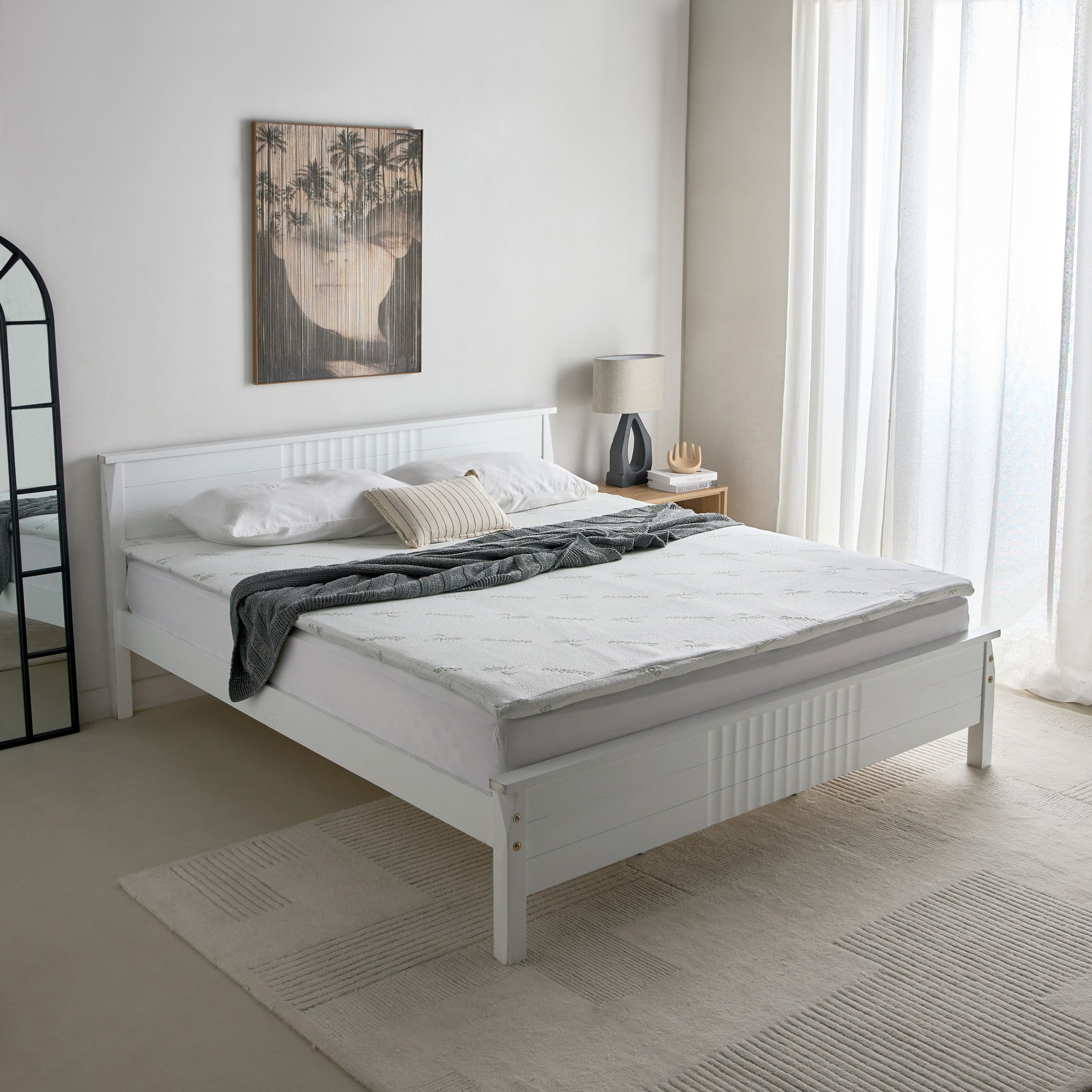 Relax Memory Foam King Mattress Topper - 180x200x4 cm-hbxhomeware-hbxbedroom-image-7
