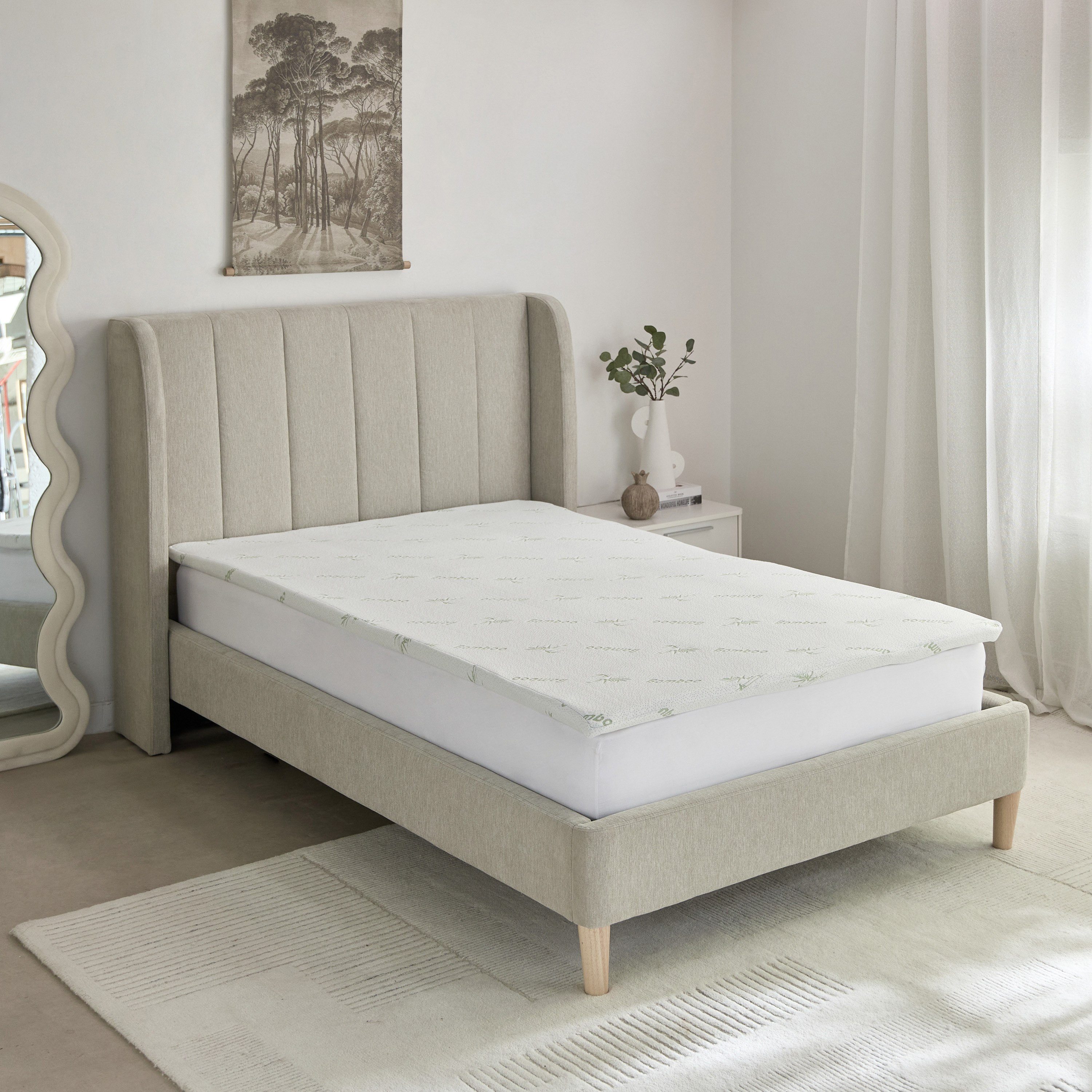 Relax Memory Foam Twin Mattress Topper - 120x200+4 cm-hbxhomeware-hbxbedroom-image-1