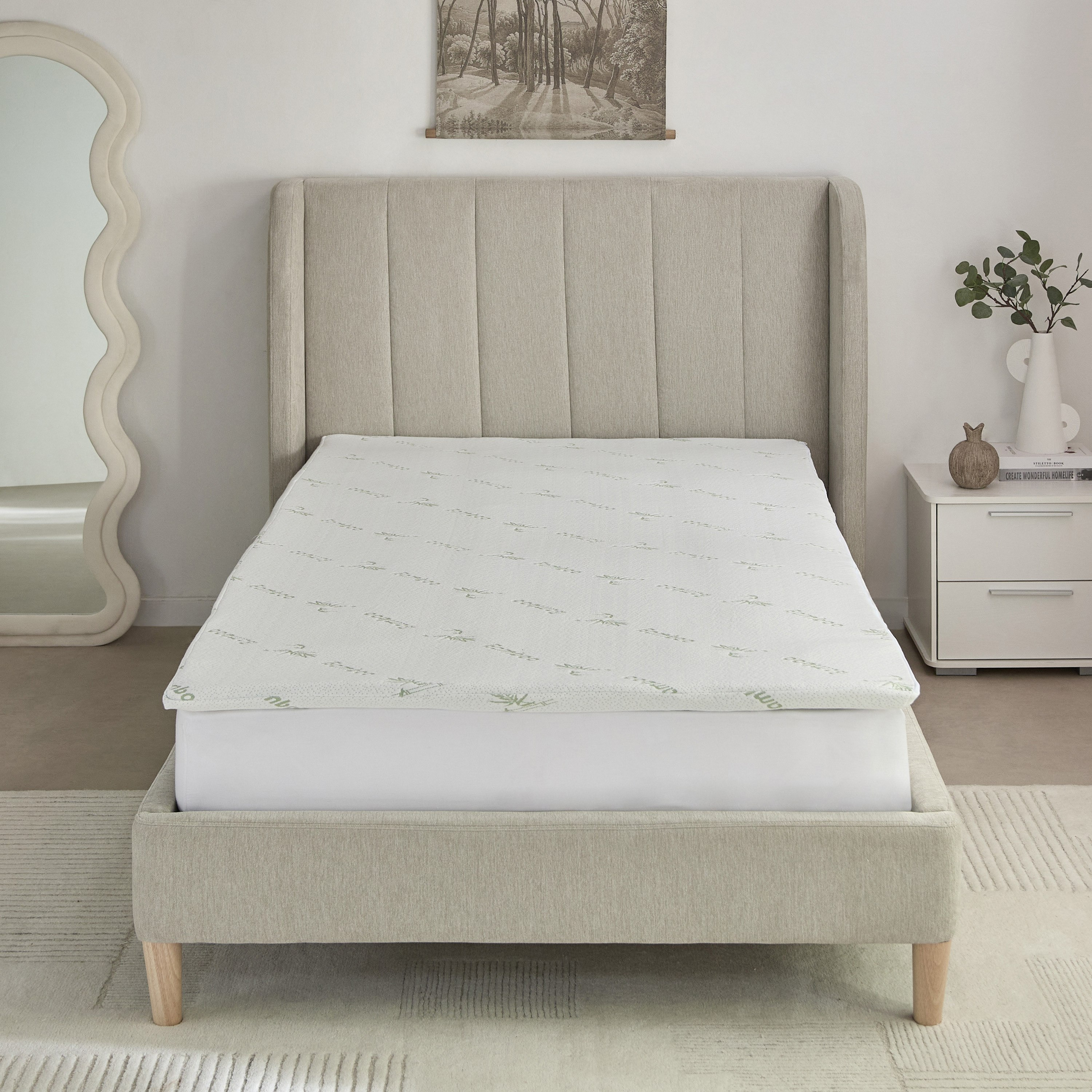 Relax Memory Foam Twin Mattress Topper - 120x200+4 cm-hbxhomeware-hbxbedroom-image-2