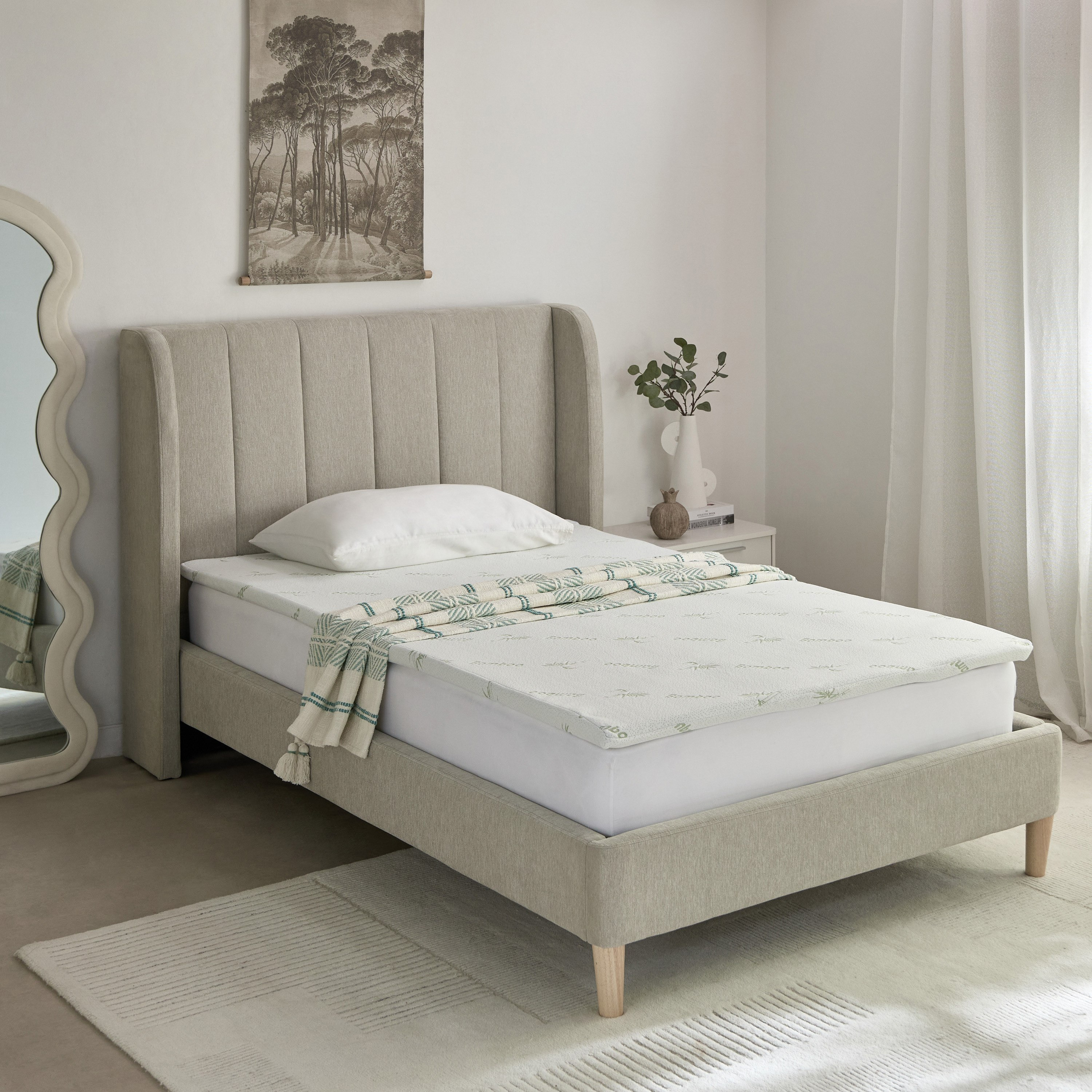 Relax Memory Foam Twin Mattress Topper - 120x200+4 cm-hbxhomeware-hbxbedroom-image-6