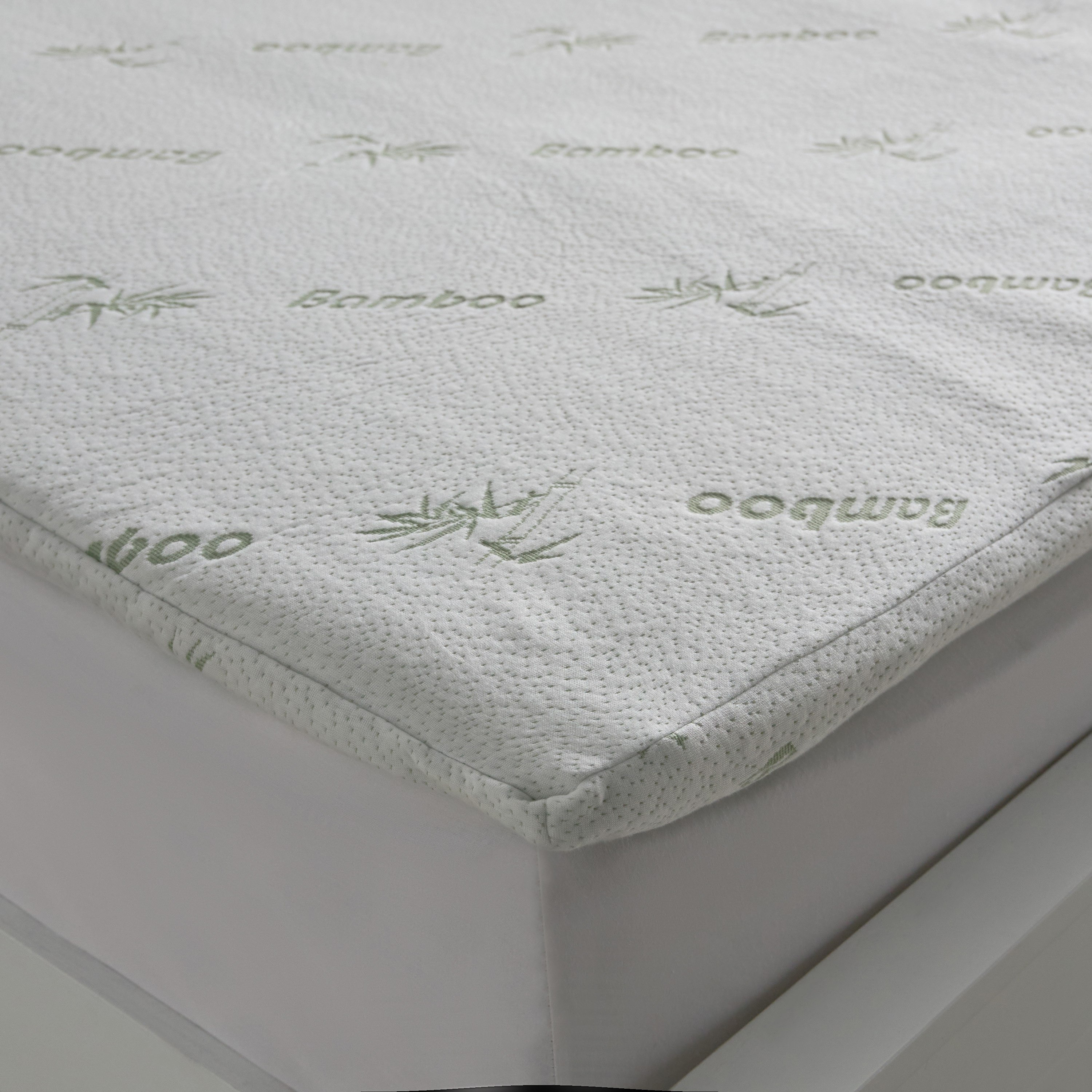 Relax Bamboo Memory Foam Super King Mattress Topper - 200x200x4 cm-hbxhomeware-hbxbedroom-image-4