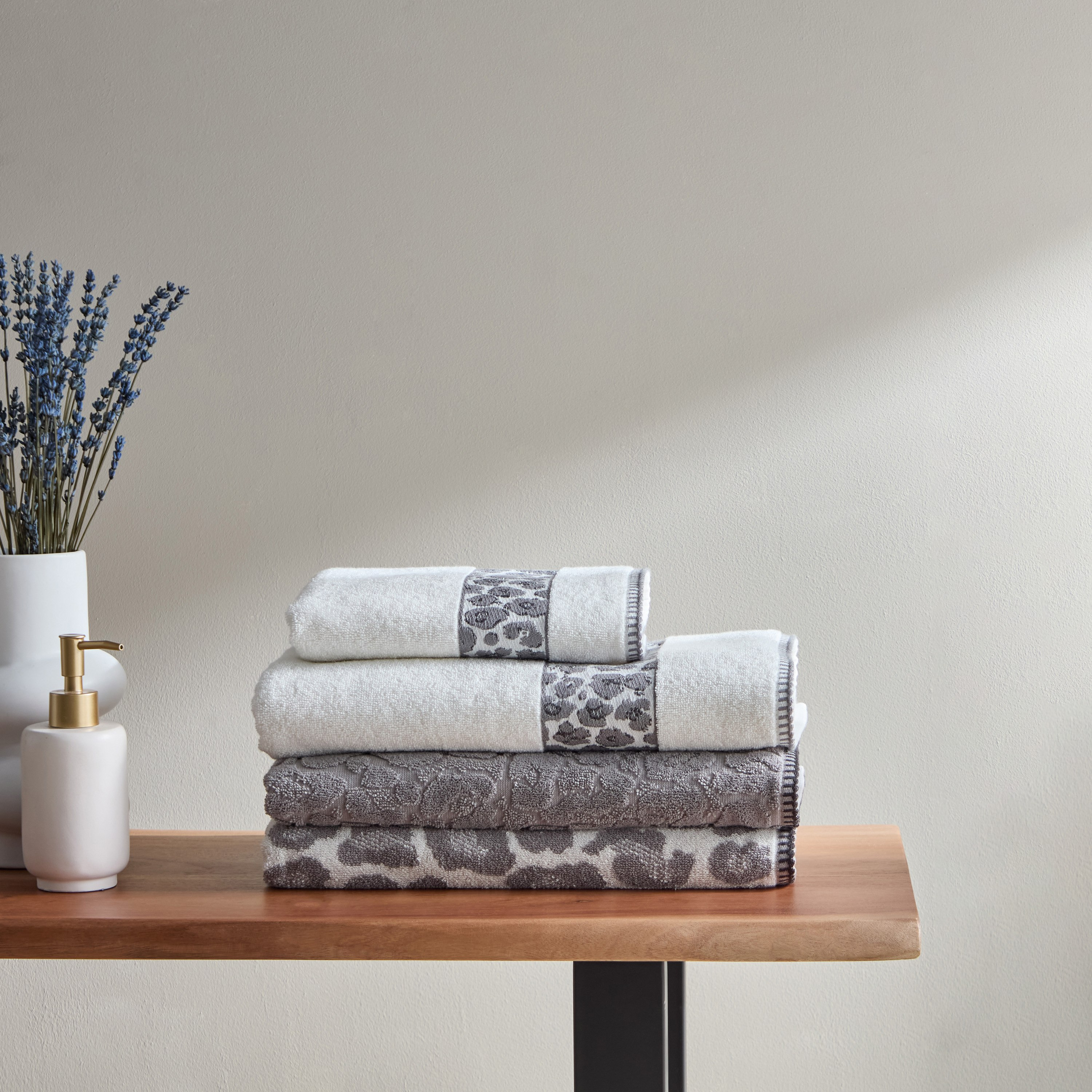 منشفة حمام تركي قطن جاكار بخيوط مصبوغة من أوبولينس ليوبارد - 70×140 سم-hbxbathroom-bathroomtextiles-image-5