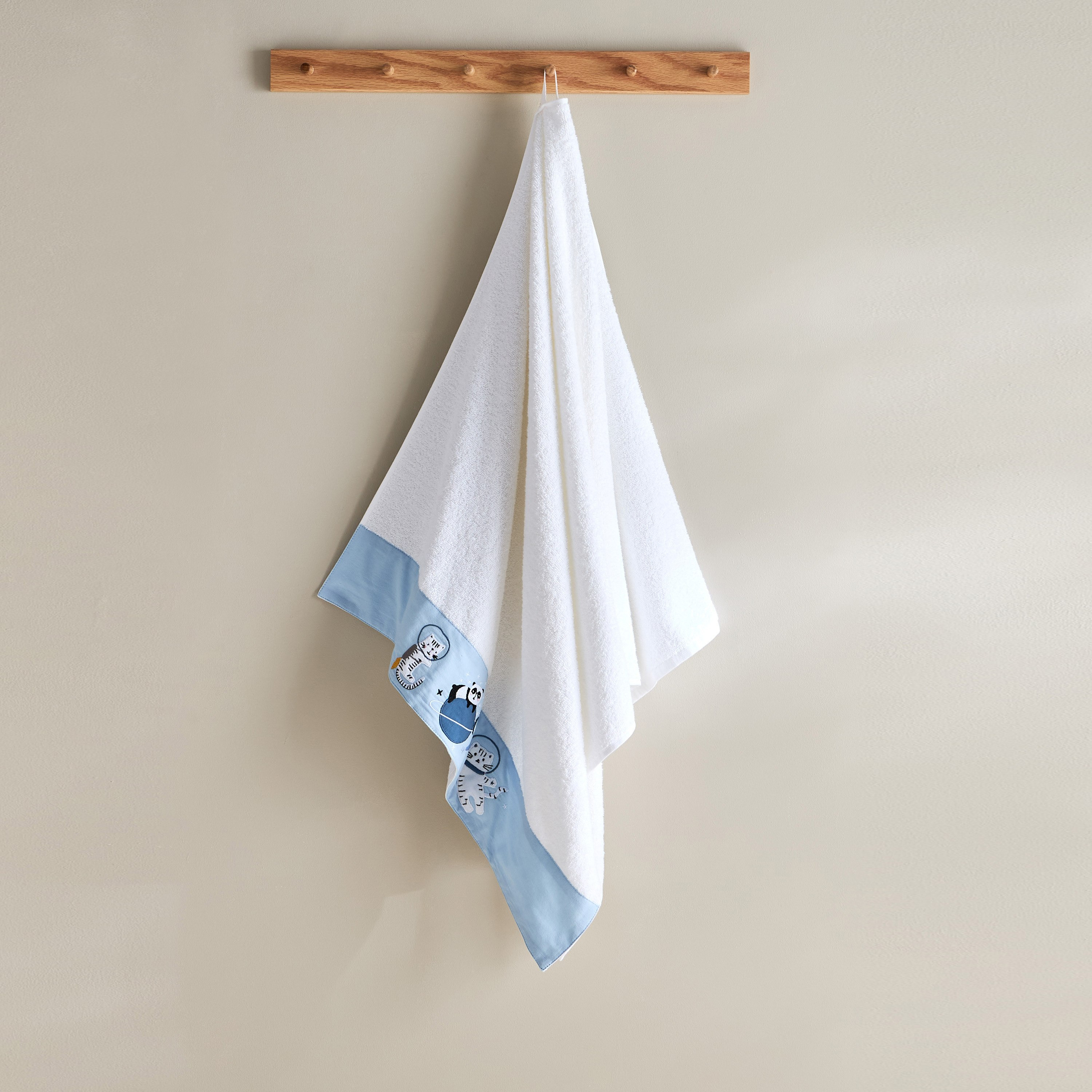Grace Gearhead Cosmos Turkish Cotton Kids Bath Towel - 65x136 cm-hbxhomeware-hbxkidsandyouth-image-1