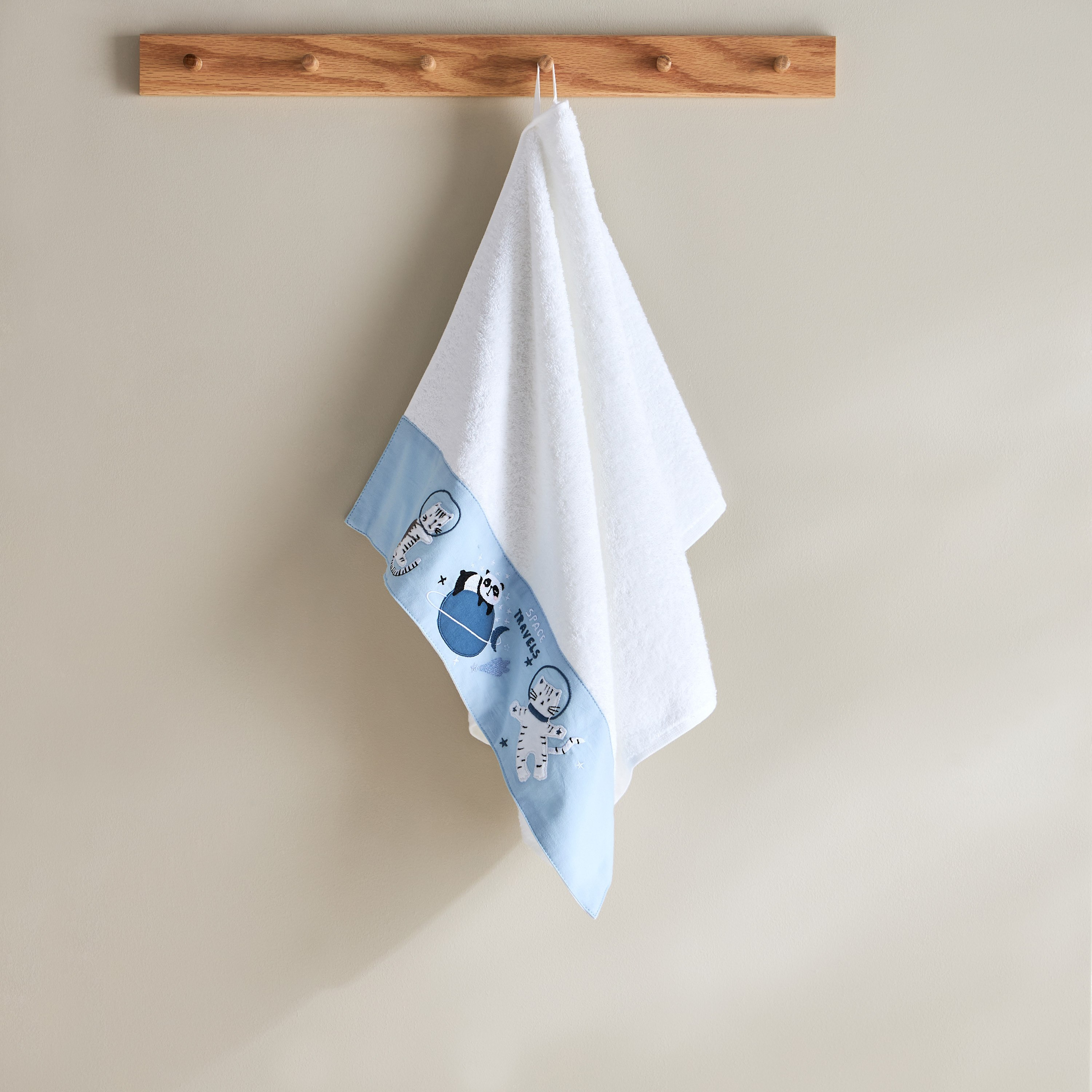 Grace Gearhead Cosmos Kids Turkish Cotton Hand Towel - 50x80 cm-hbxhomeware-hbxkidsandyouth-image-1