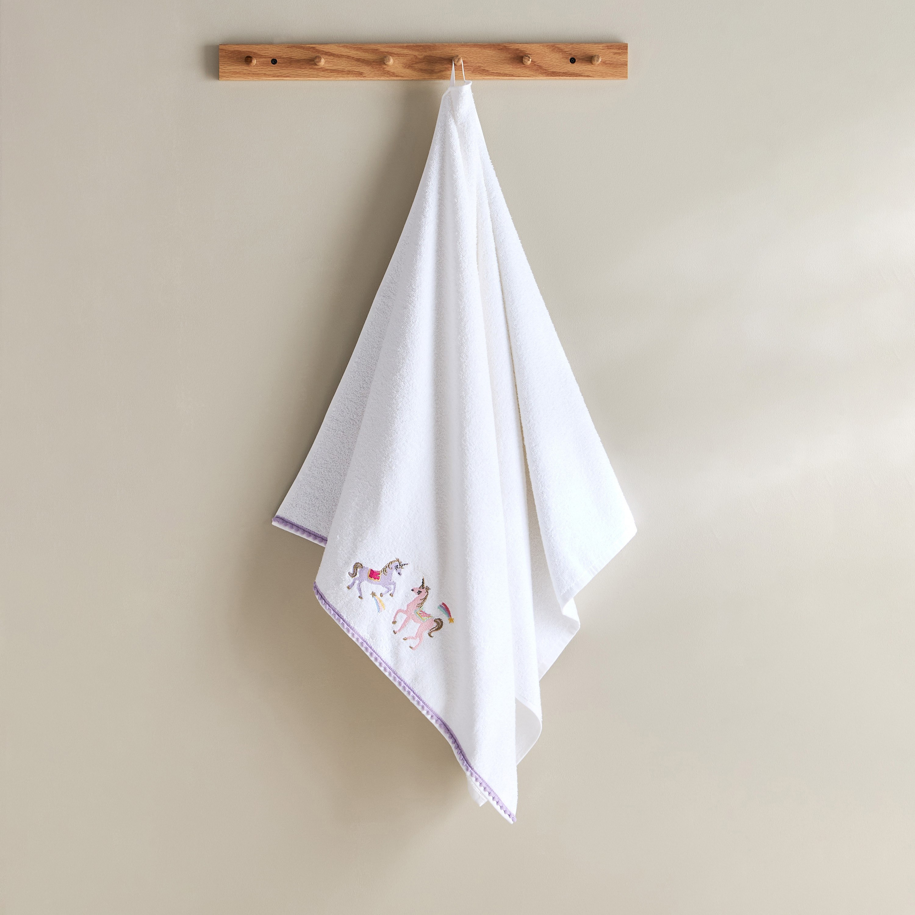 منشفة حمام للأطفال من القطن التركي من جريس ميدوز يونيكورن - 65x136 سم-hbxhomeware-hbxkidsandyouth-image-1
