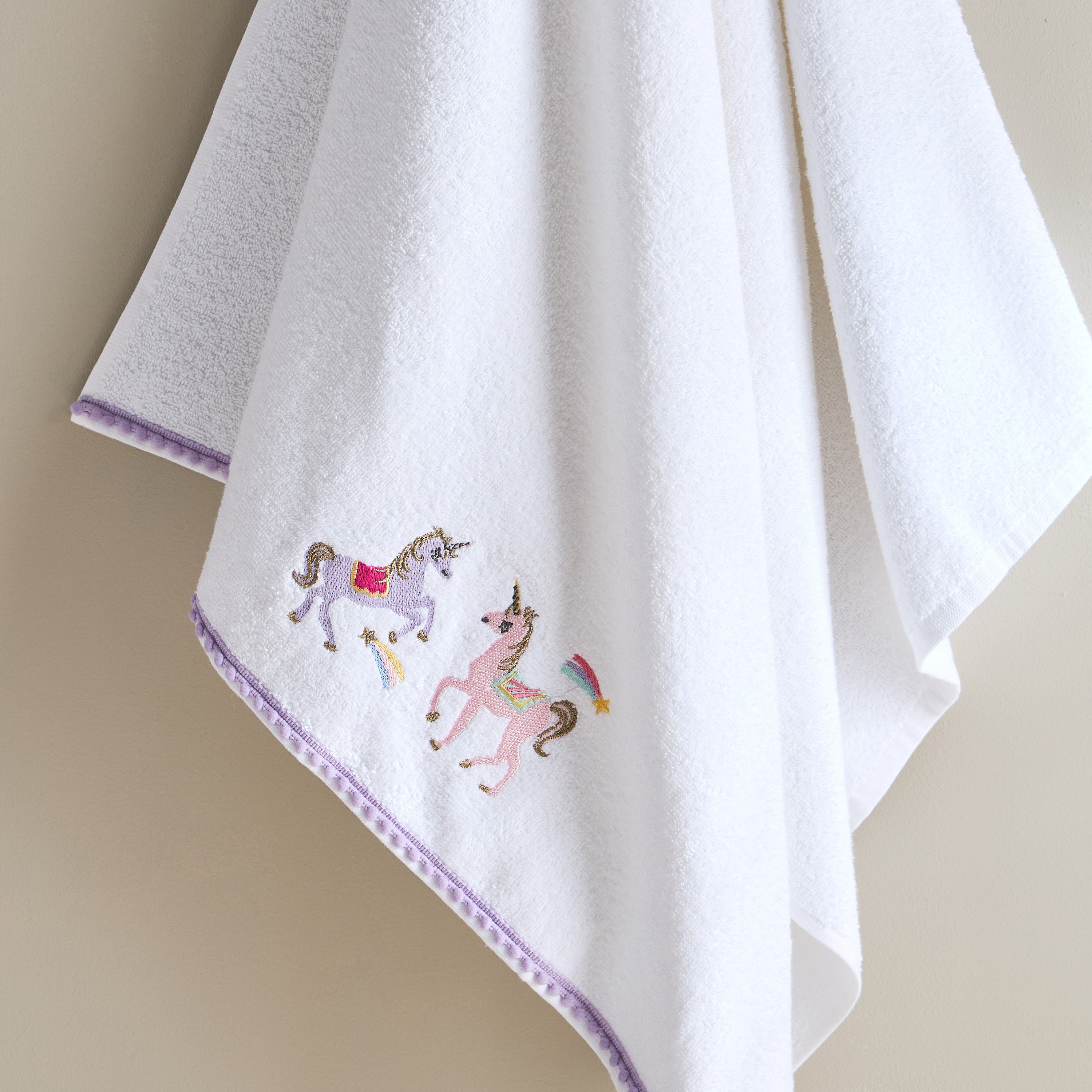منشفة حمام للأطفال من القطن التركي من جريس ميدوز يونيكورن - 65x136 سم-hbxhomeware-hbxkidsandyouth-image-3