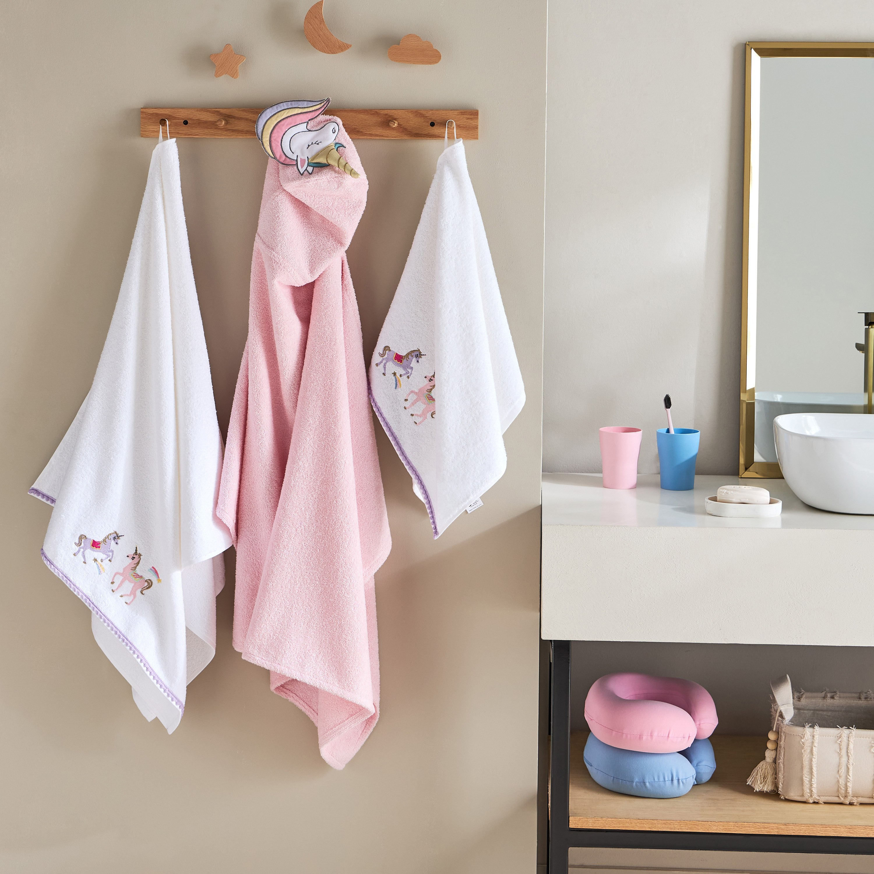 منشفة حمام للأطفال من القطن التركي من جريس ميدوز يونيكورن - 65x136 سم-hbxhomeware-hbxkidsandyouth-image-6