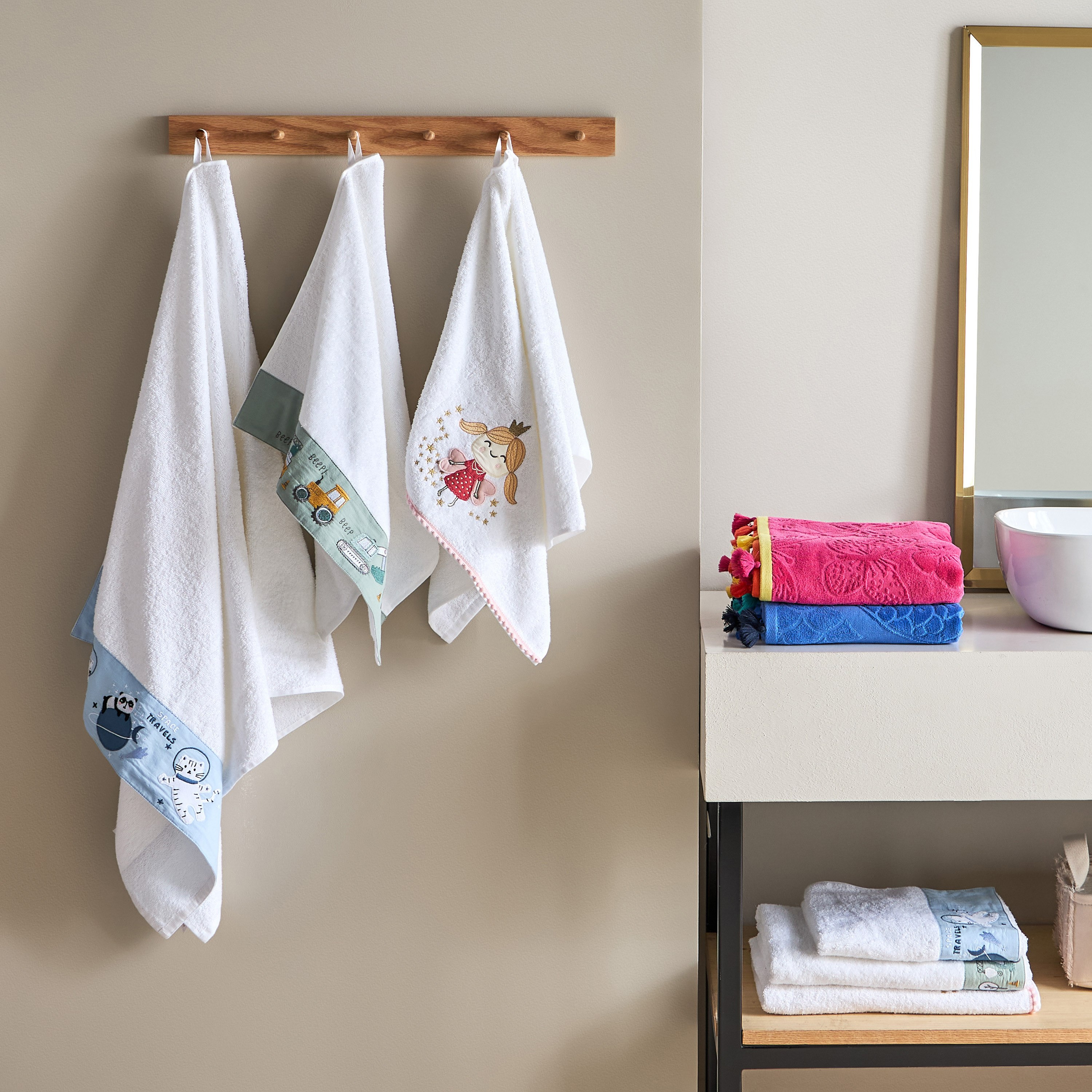 منشفة حمام للأطفال من القطن التركي من جريس ميدوز فيري - 65x136 سم-hbxhomeware-hbxkidsandyouth-image-6