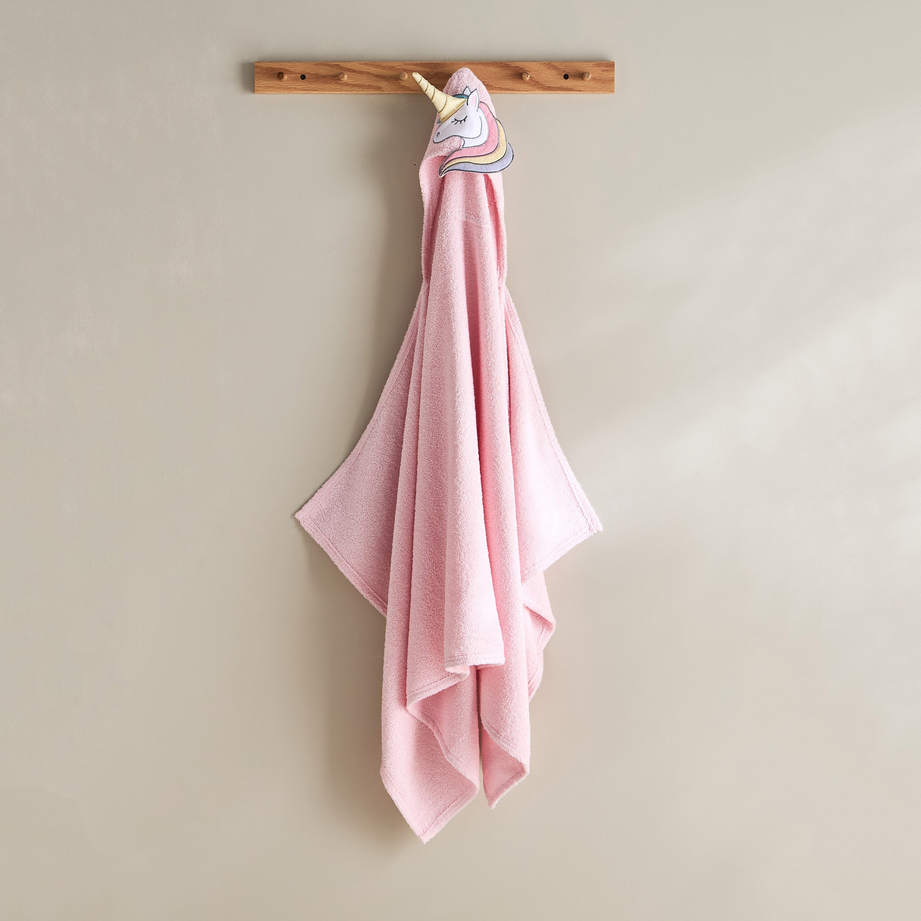 Grace Meadows Unicorn Turkish Cotton Kids Hooded Bath Towel - 70x130 cm-hbxhomeware-hbxkidsandyouth-image-1