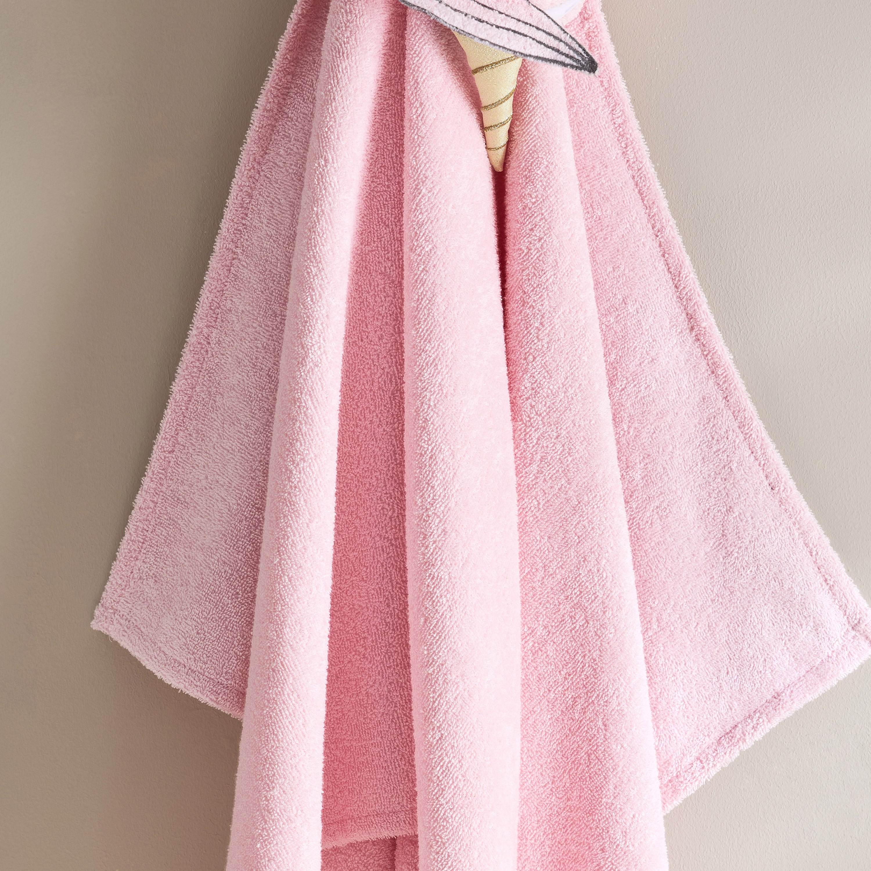 Grace Meadows Unicorn Turkish Cotton Kids Hooded Bath Towel - 70x130 cm-hbxhomeware-hbxkidsandyouth-image-3