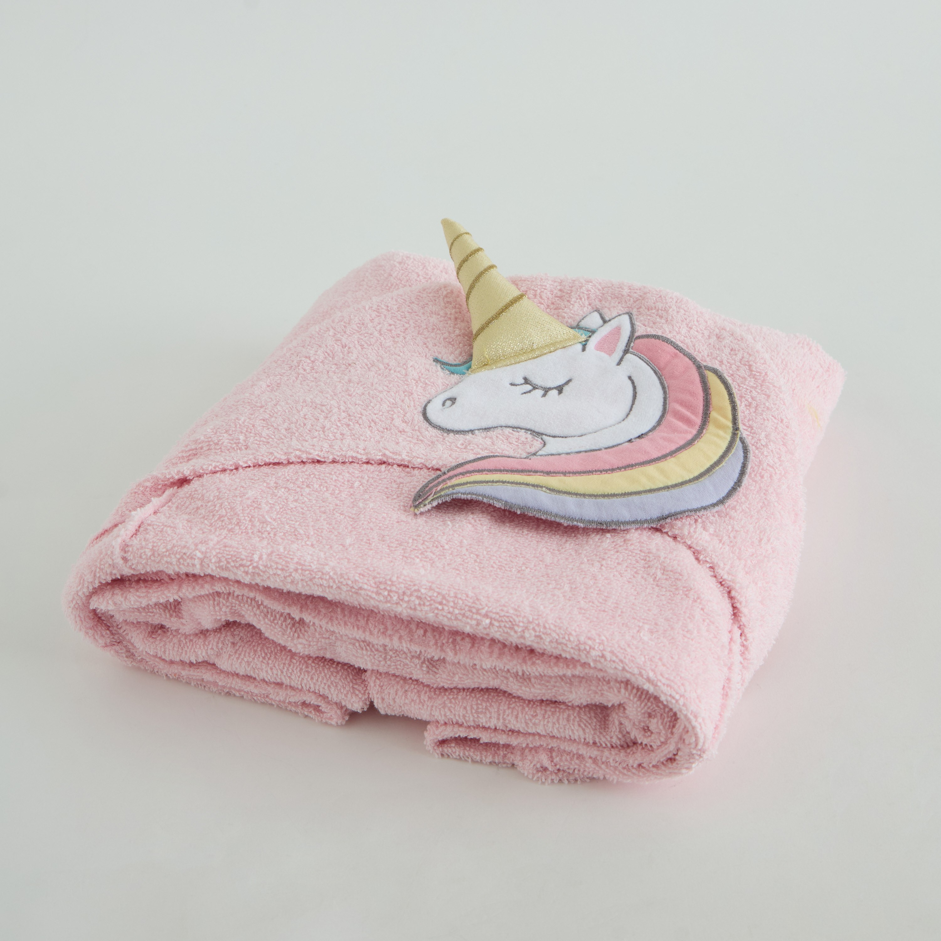 Grace Meadows Unicorn Turkish Cotton Kids Hooded Bath Towel - 70x130 cm-hbxhomeware-hbxkidsandyouth-image-7