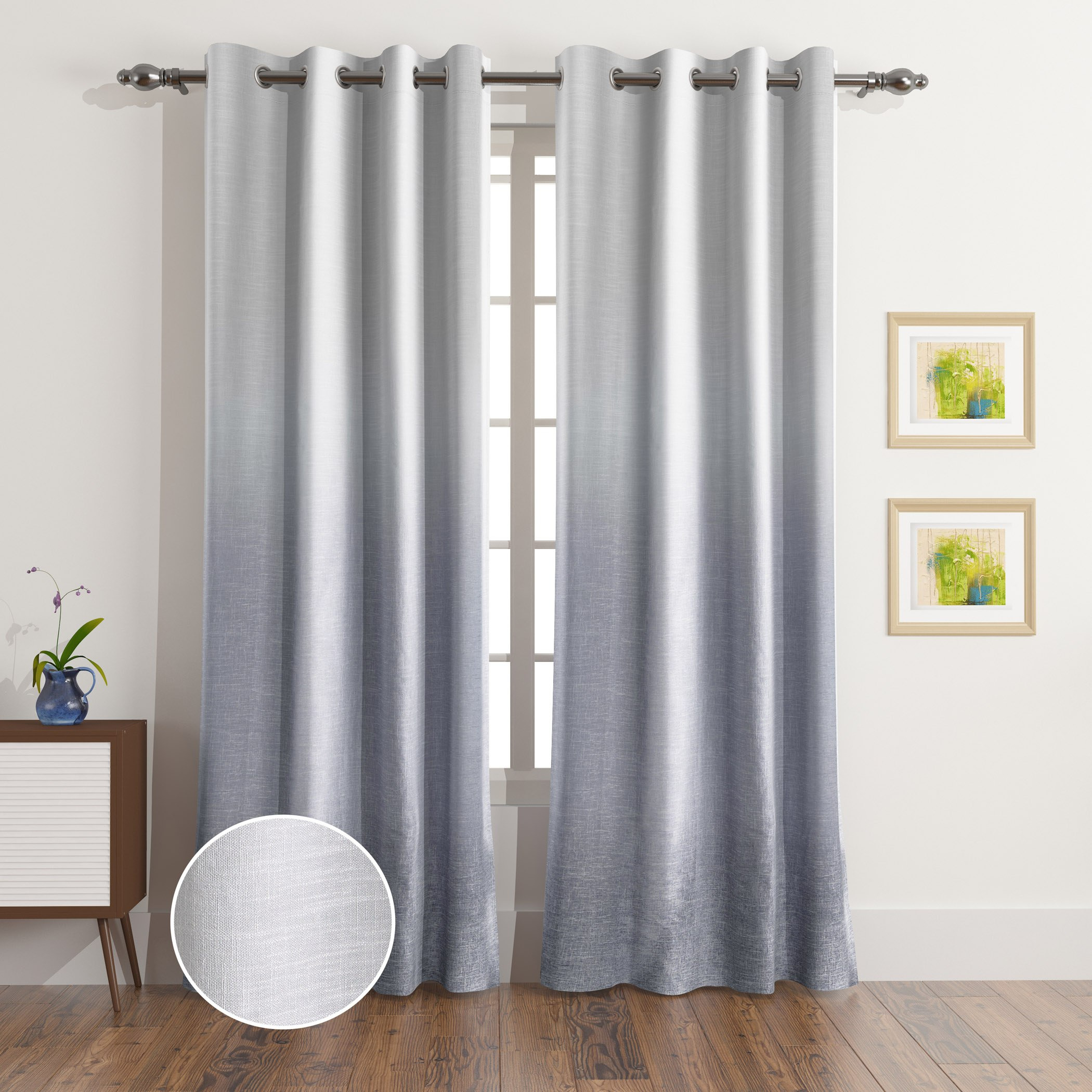 Splendour 2-Piece Extra Long Lined Blackout Curtain Set - 140x300 cm-hbxhomeware-hbxlivingroom-image-1