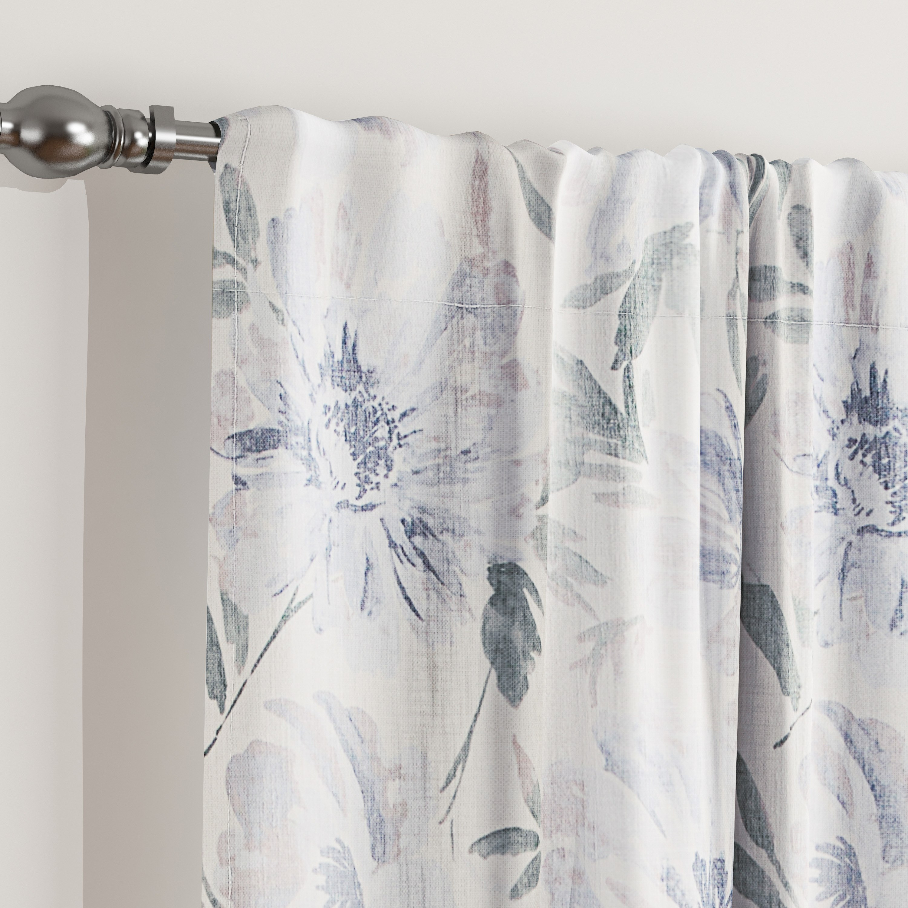 Clive 2-Piece Printed Sheer Rod Pocket Curtain Set - 140x240 cm-hbxhomeware-hbxlivingroom-image-2