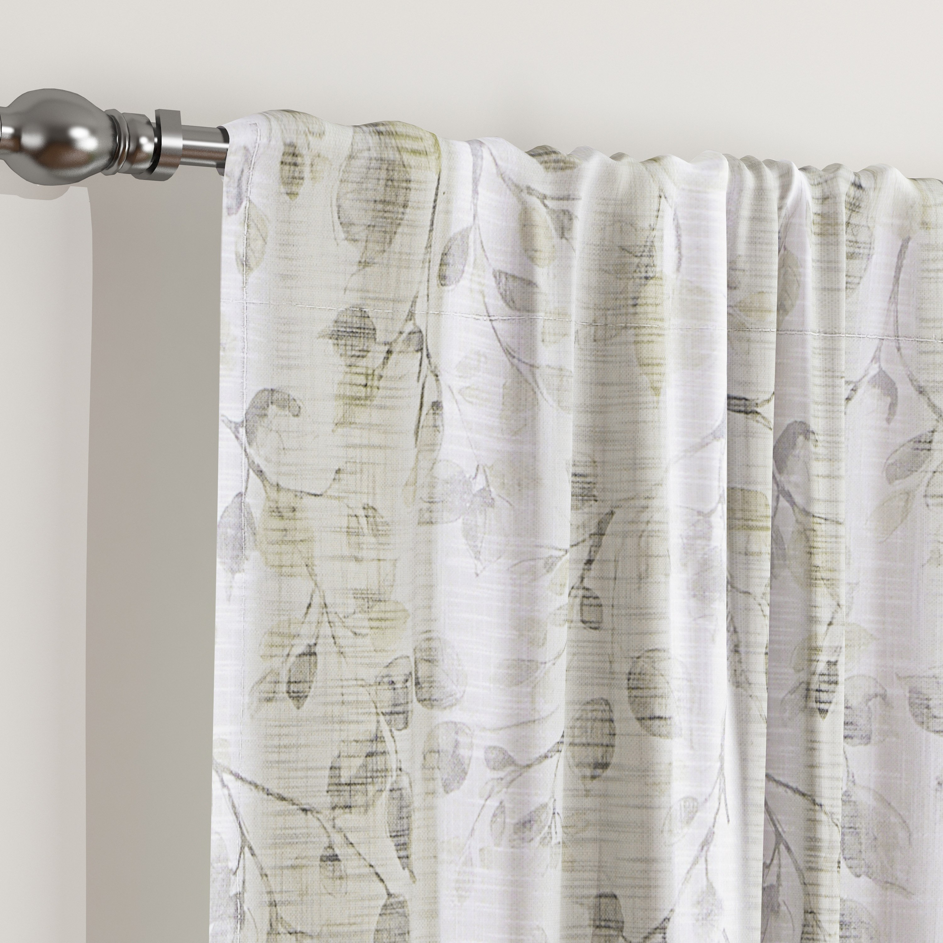 Clive 2-Piece Printed Sheer Rod Pocket Curtain Set - 140x240 cm-hbxhomeware-hbxlivingroom-image-2